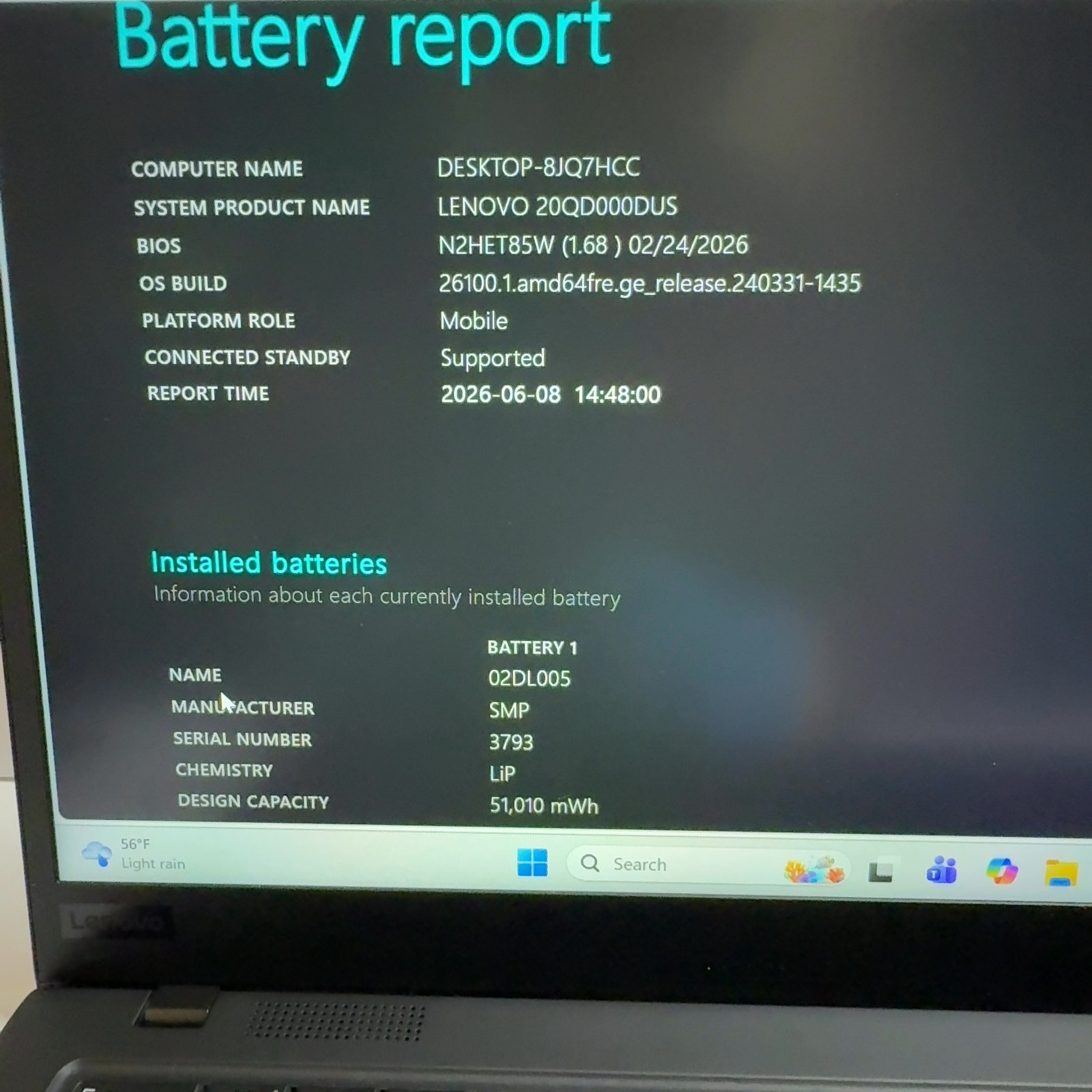 Lenovo ThinkPad X1 Carbon Gen 6 i5-8365U 8GB RAM 238GB SSD Win 11 Pro