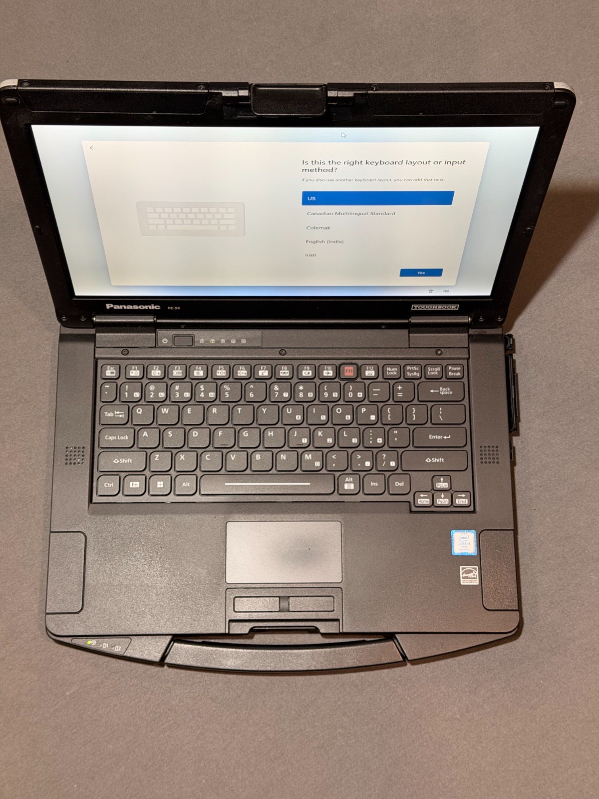 Panasonic Toughbook FZ-55 MK1 14″ i5-8365U 32GB 512GB NVMe Win11 Pro