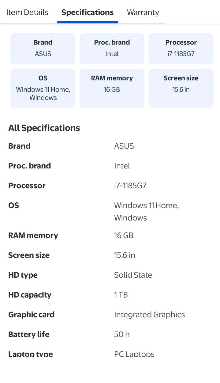 ASUS Vivobook 17.3″ ( 1TB SSD, Intel Core i9-13th, 2.6 GHz, 16GB) Laptop – Black
