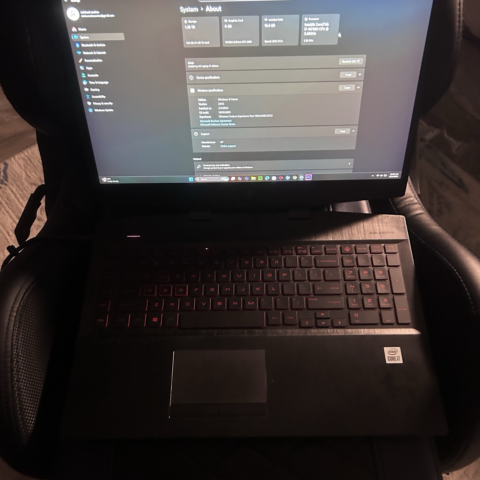 HP OMEN 17-cb0xxx 17in i7-10750H