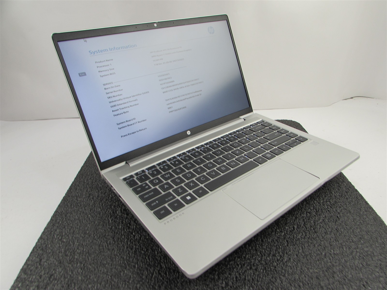 HP PROBOOK 445 (G8) FHD AMD RYZEN 5 5600U 512GB SSD 16GB RAM AMD GPU WIN 11 PRO