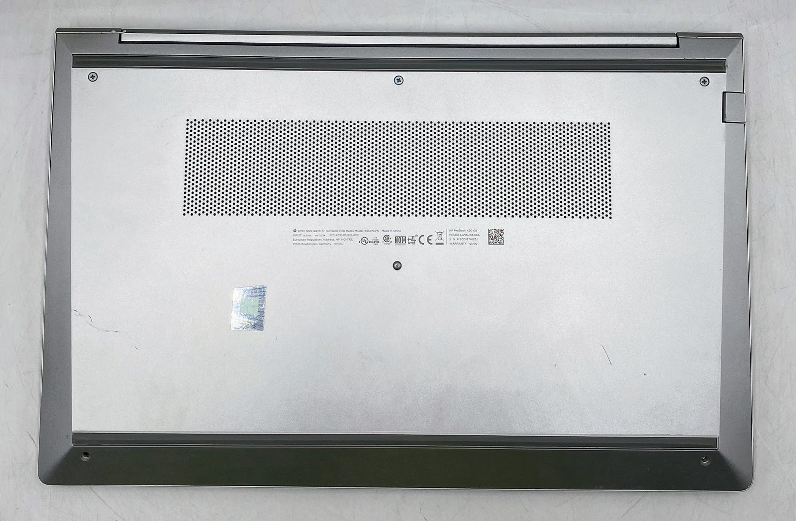 HP ProBook 450 G8 Laptop- No HDD/SSD, 8GB RAM, i5-1135G7 CPU, No OS