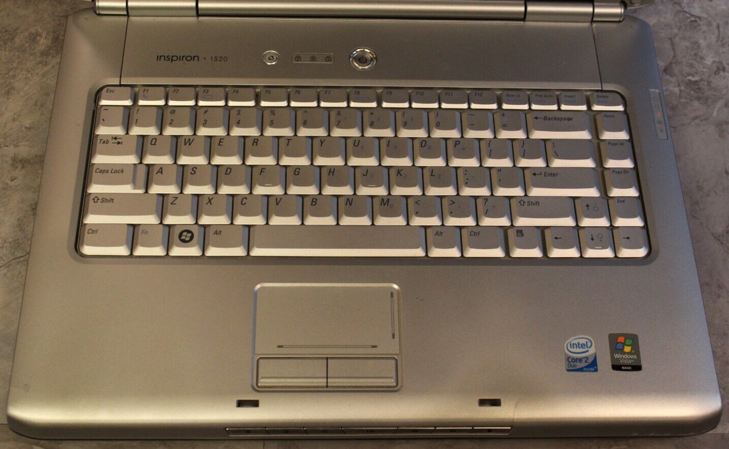 Dell Inspiron 1520 For Parts Booted 160GB HDD Wiped 2GB Ram Core 2 Duo@1.66GHz