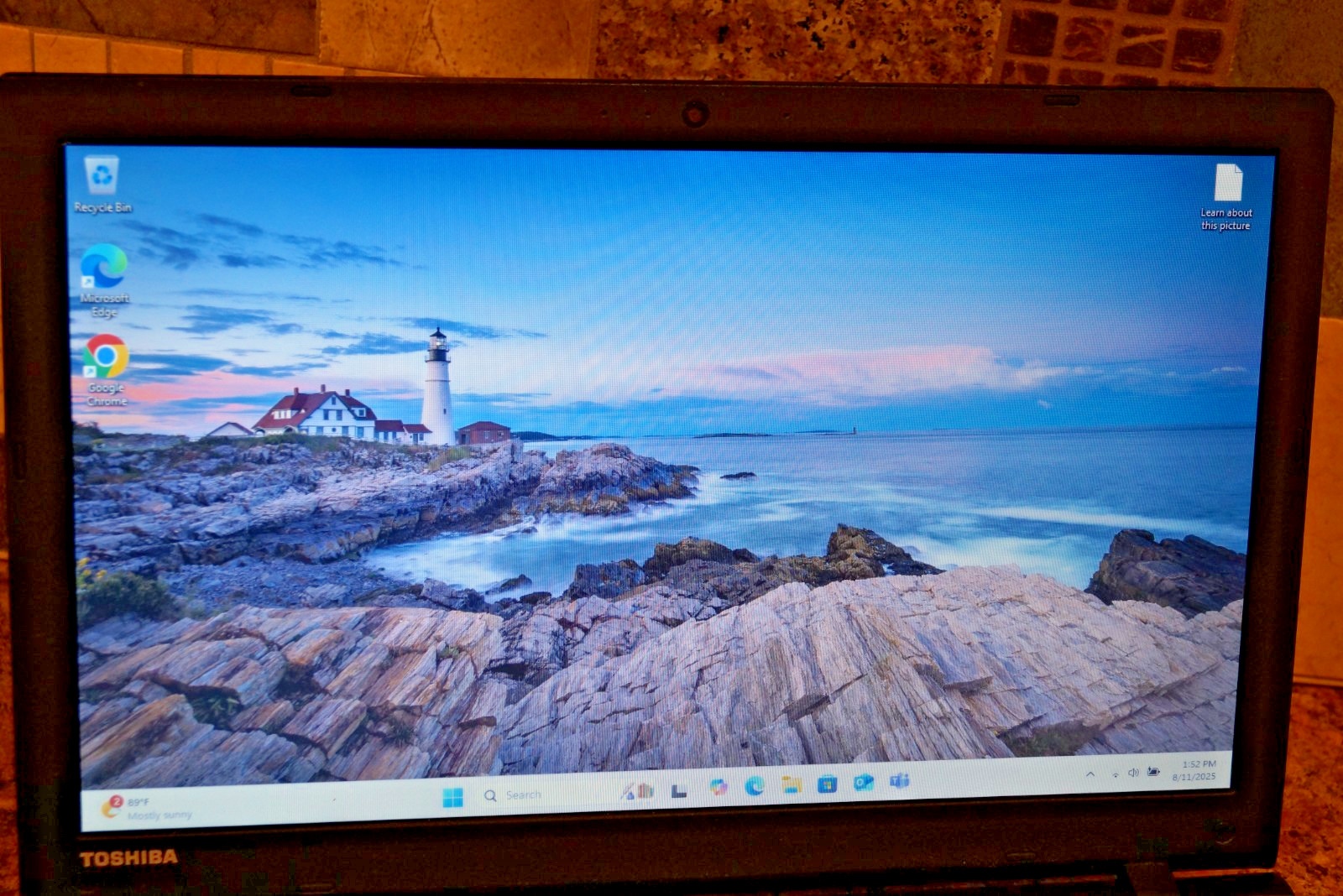Active 24H2 WIN11 Pro Toshiba C55-C5381 Gen5 i7@2.40GHz,8GB RAM 480GB SSD