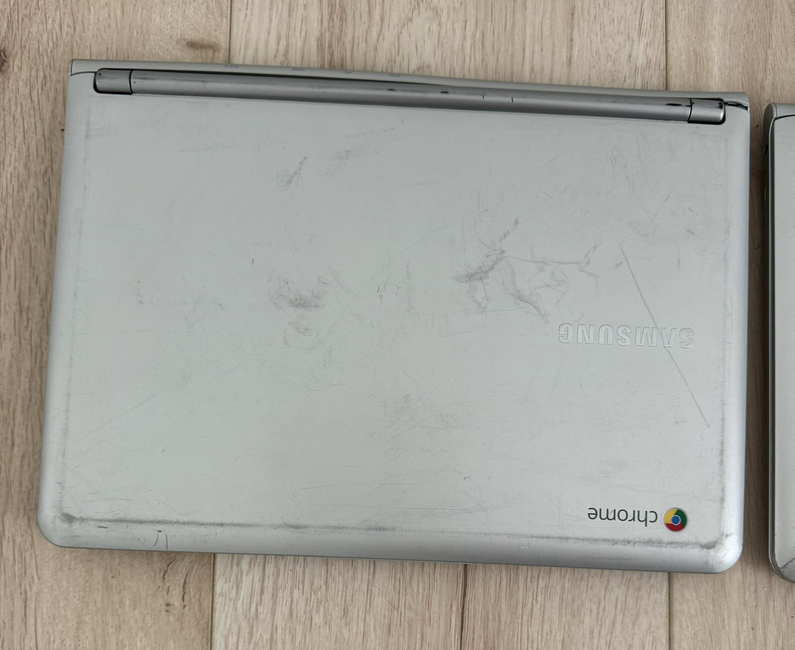 Samsung Chromebook XE303C12 Silver 11.6″ Wi-Fi Laptop For Parts Lot Of 2Untested