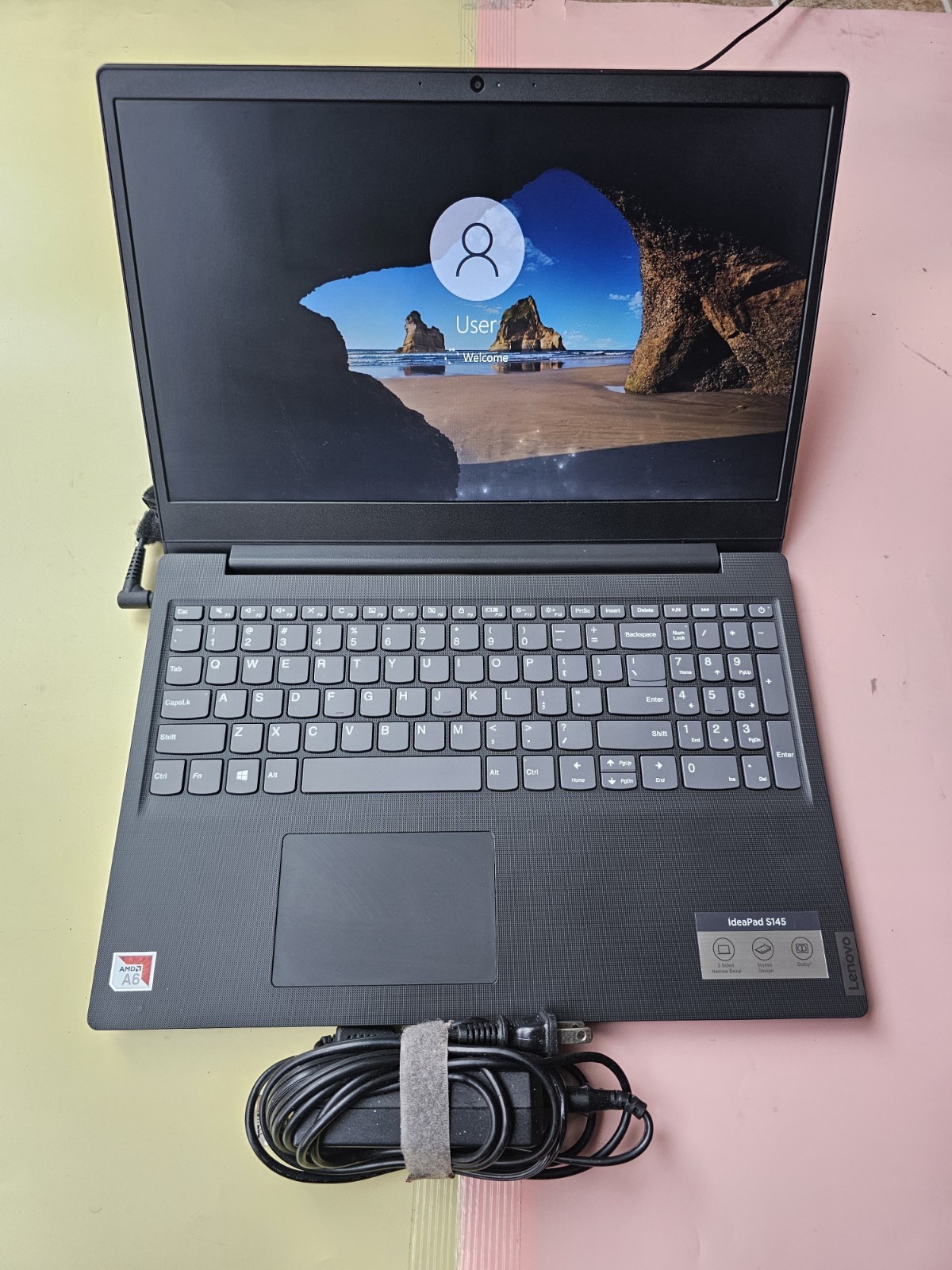 Lenovo IDEAPAD S145 AMD A6-9225 RADEON R4 500GB HDD 4GB RAM WEBCAM