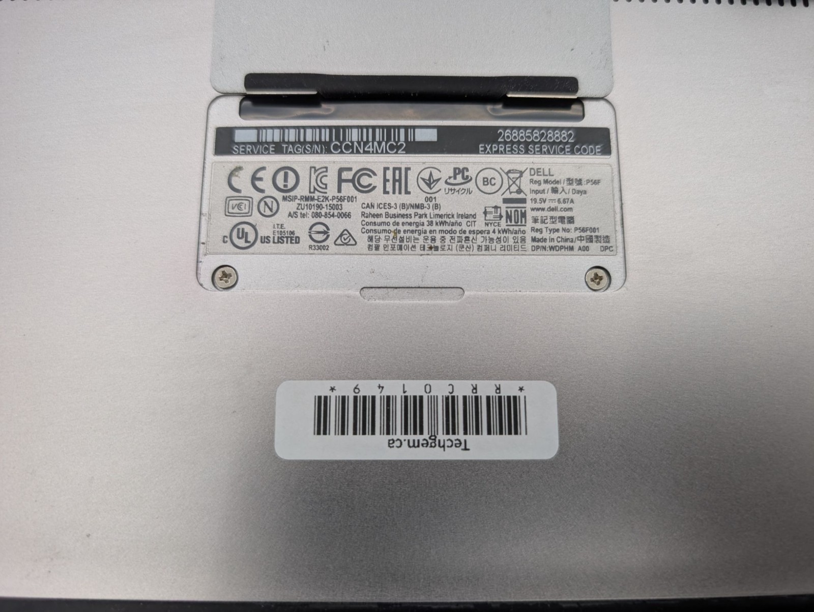Dell XPS 15 9550 15.6″ Laptop i7-6700HQ 16GB RAM 512GB SSD Win11 Pro Parts