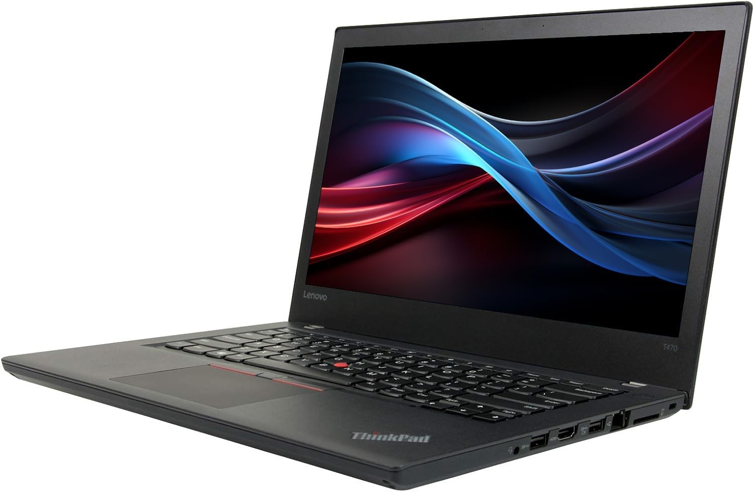 Lenovo ThinkPad T470 14″ Core i5-6300U 2.4Ghz 16GB RAM 500GB HDD Black Laptop