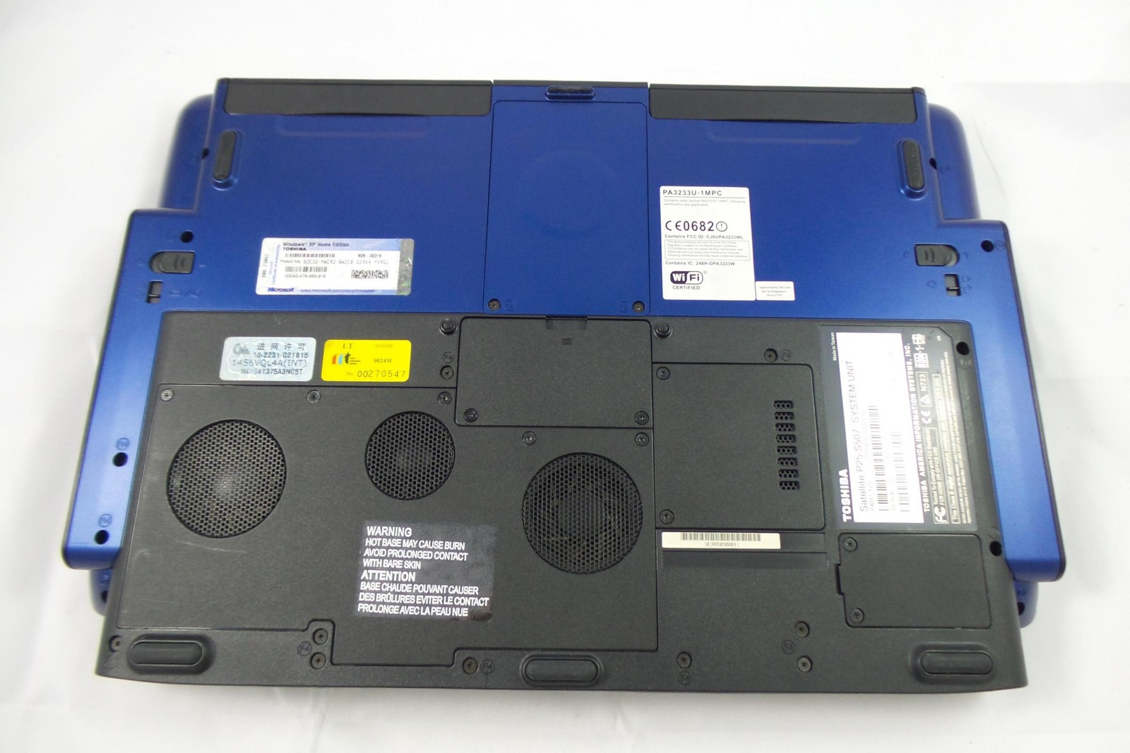 Vintage Toshiba Satellite Notebook 17″ P4 2.8 GHz 512 MB RAM 60GB HDD (P25-S507)