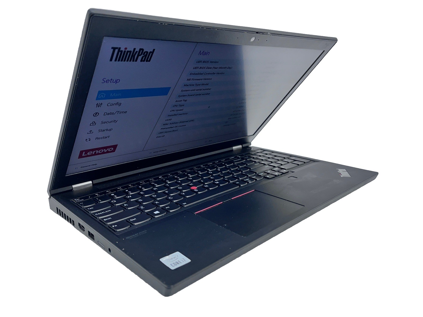 Lenovo ThinkPad P15 i7-10750H @ 2.6GHz 32GB RAM 512GB QUADRO T1000 *Grade C*
