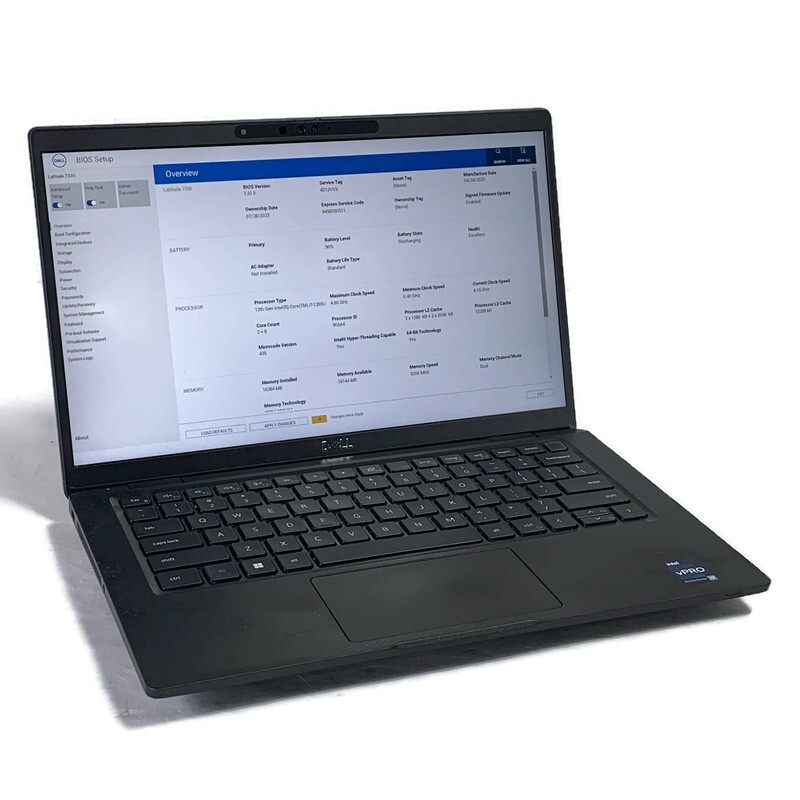 Dell Latitude 7330 13.3″ Laptop i7-1265U 1.8GHz 16GB 512GB NVMe SSD – Win 11