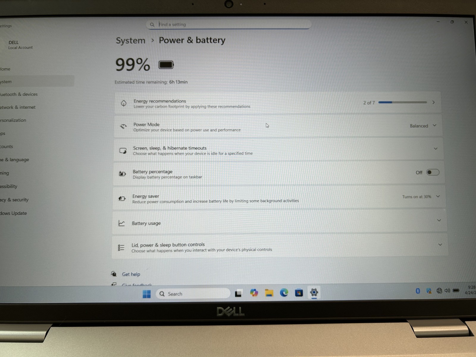 LAPTOP DELL Latitude 5530 15.6in Core i5-1245U 512GB SSD M.2 32GB RAM Win 11 Pro