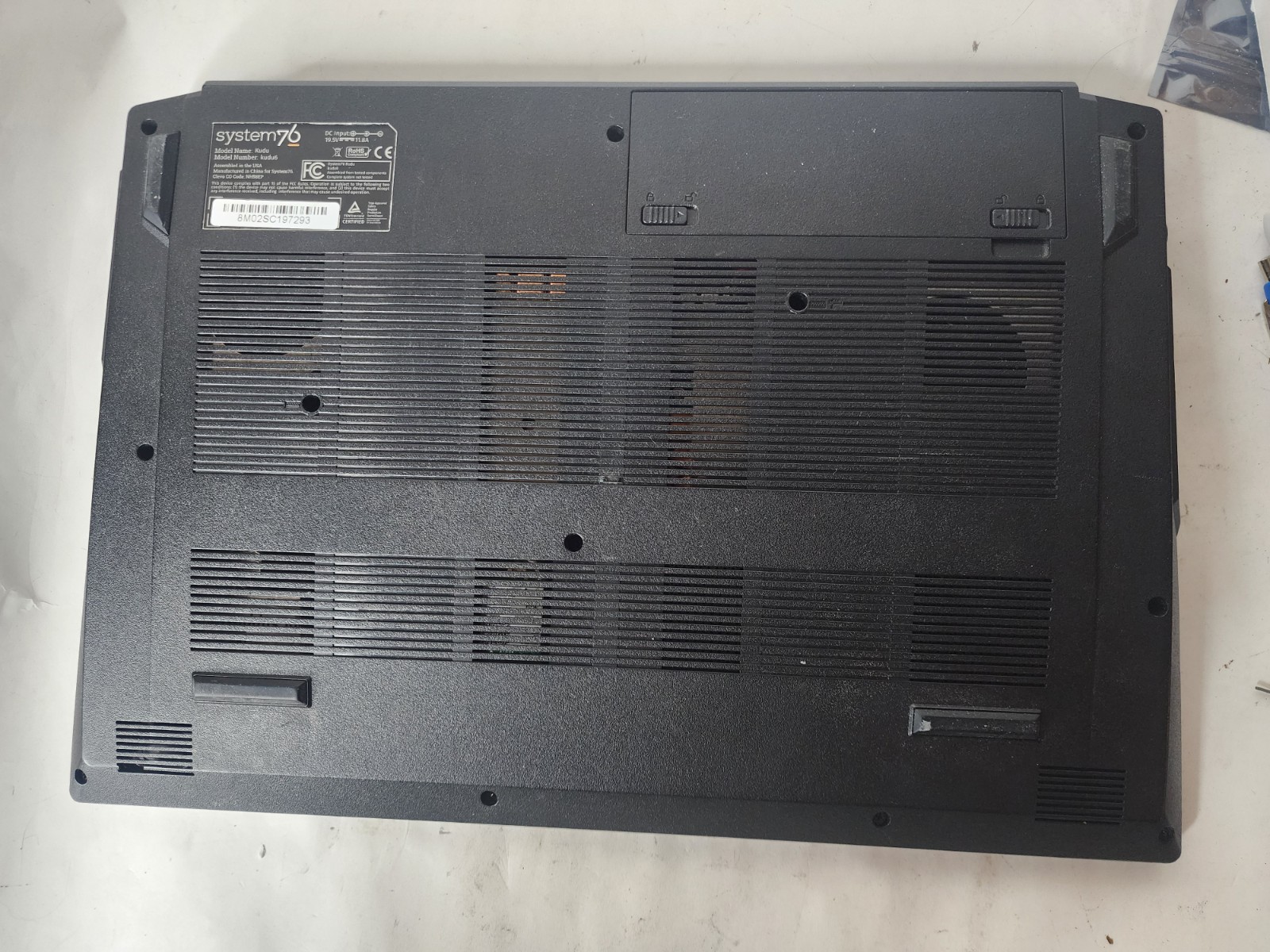 System76 Kudu6 Amd Ryzen 9 5900HX@3.30ghz 64gb Ram 2tb Nvme Ssd Nvidia Rtx 3060