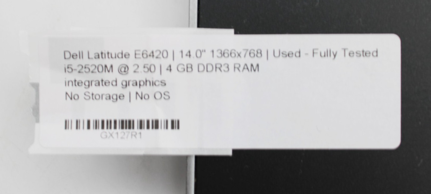 Dell Latitude E642 i5-2520M@2.5GHz 4GB DDR3 NO STORAGE OR OS *USED/TESTED*