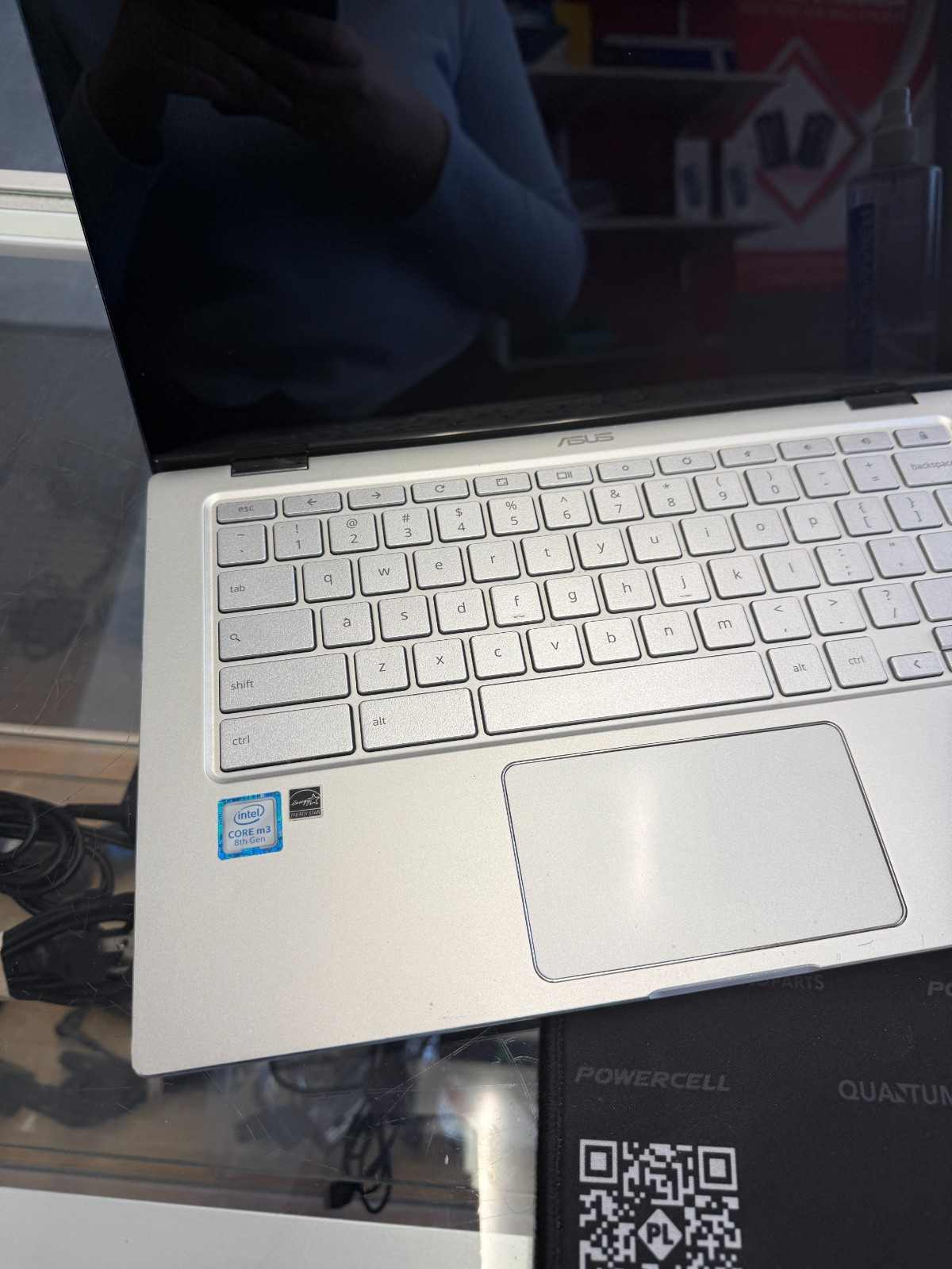 ASUS C434T silver laptop for parts or repair, READ DESCRIPTION
