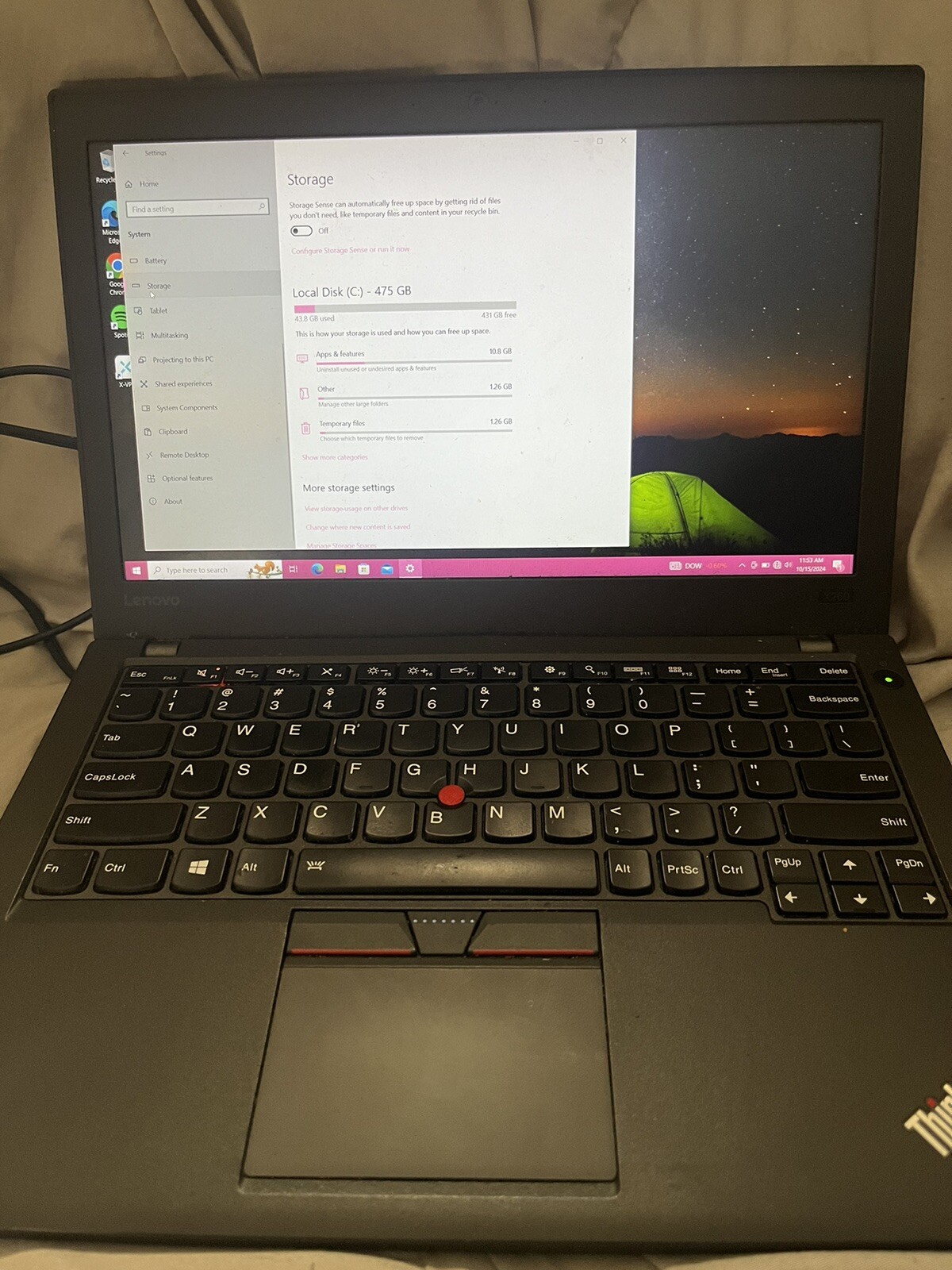 Lenovo Thinkpad Laptop Good Condition Comes With Charger