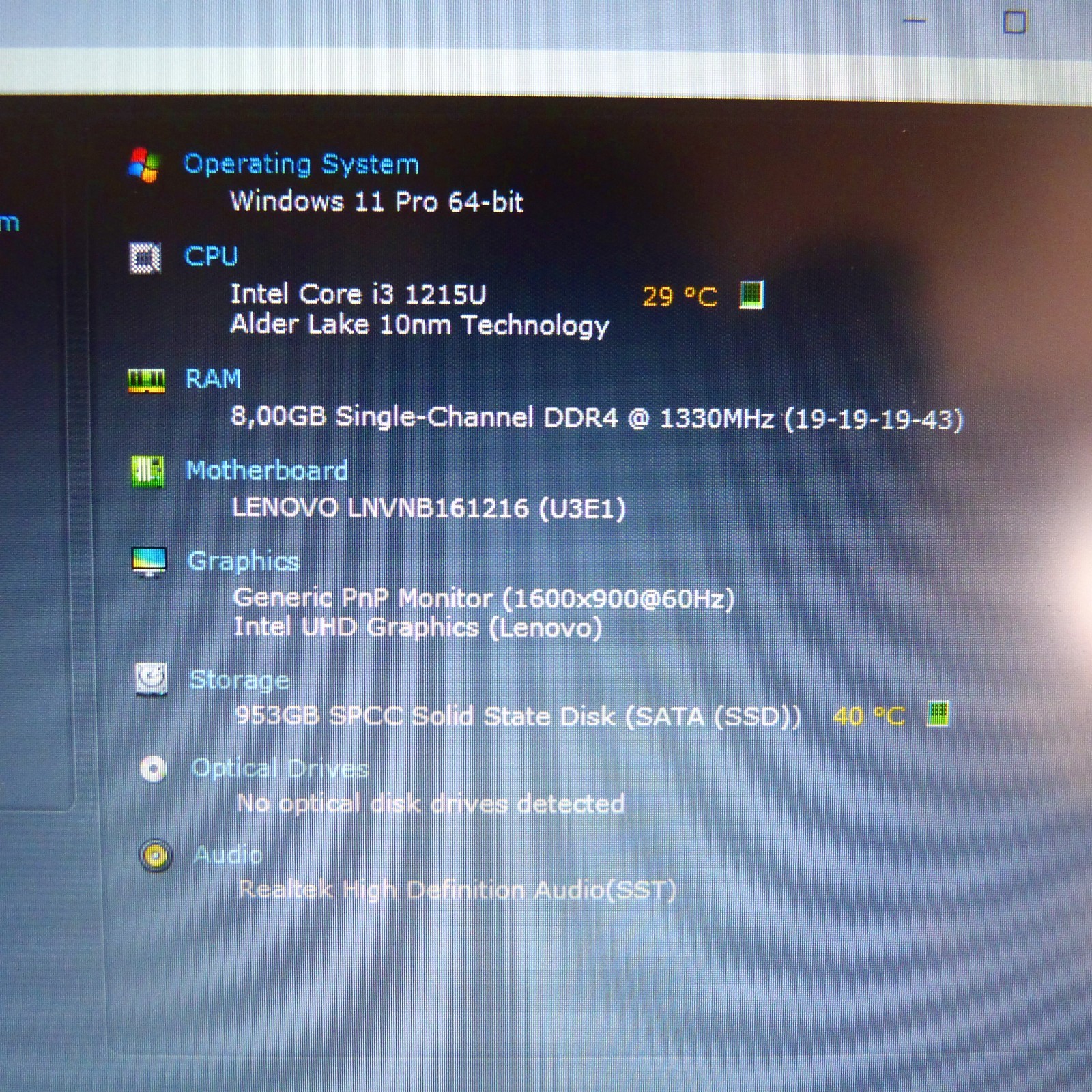 Lenovo V17 G3 17 inch Ultrabook l 12GEN Intel HEXA CORE I 1TB SSD Windows 11 PRO