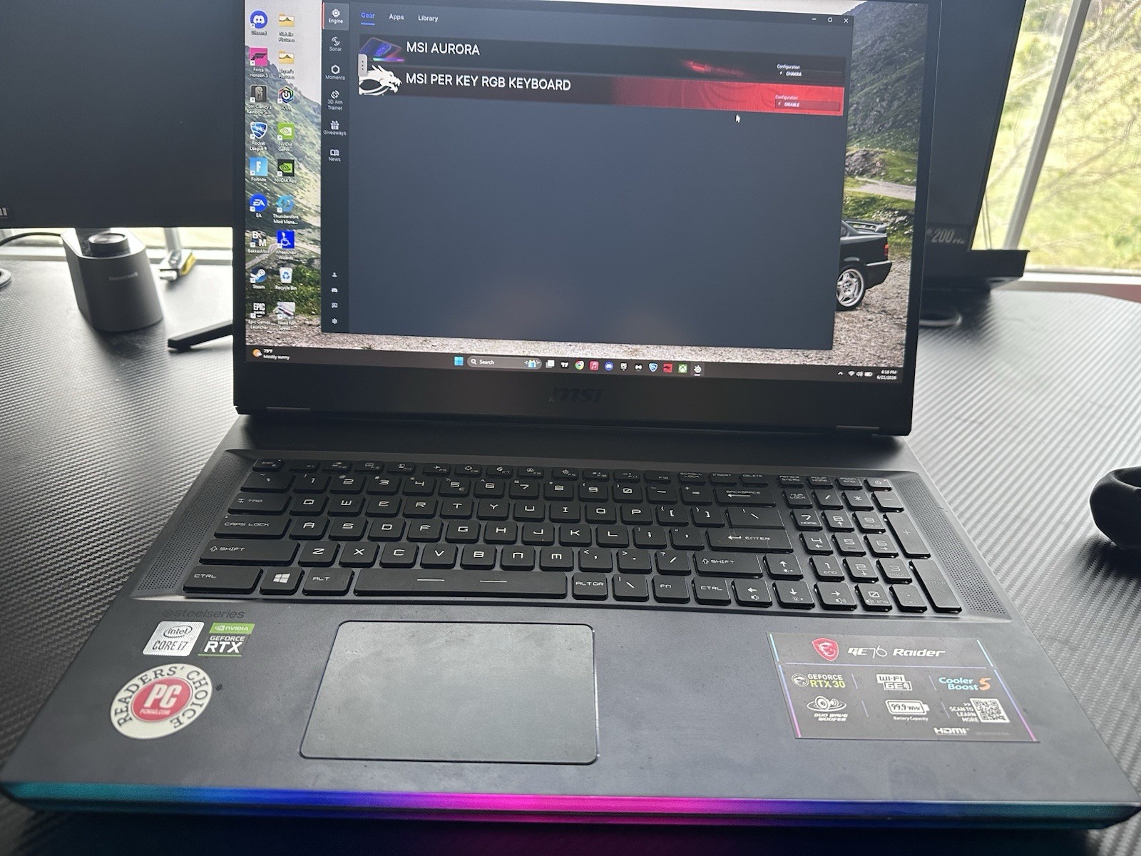 MSI GE76 Raider 17.3″ Gaming i7-10750H 16GB RTX 3060 W11