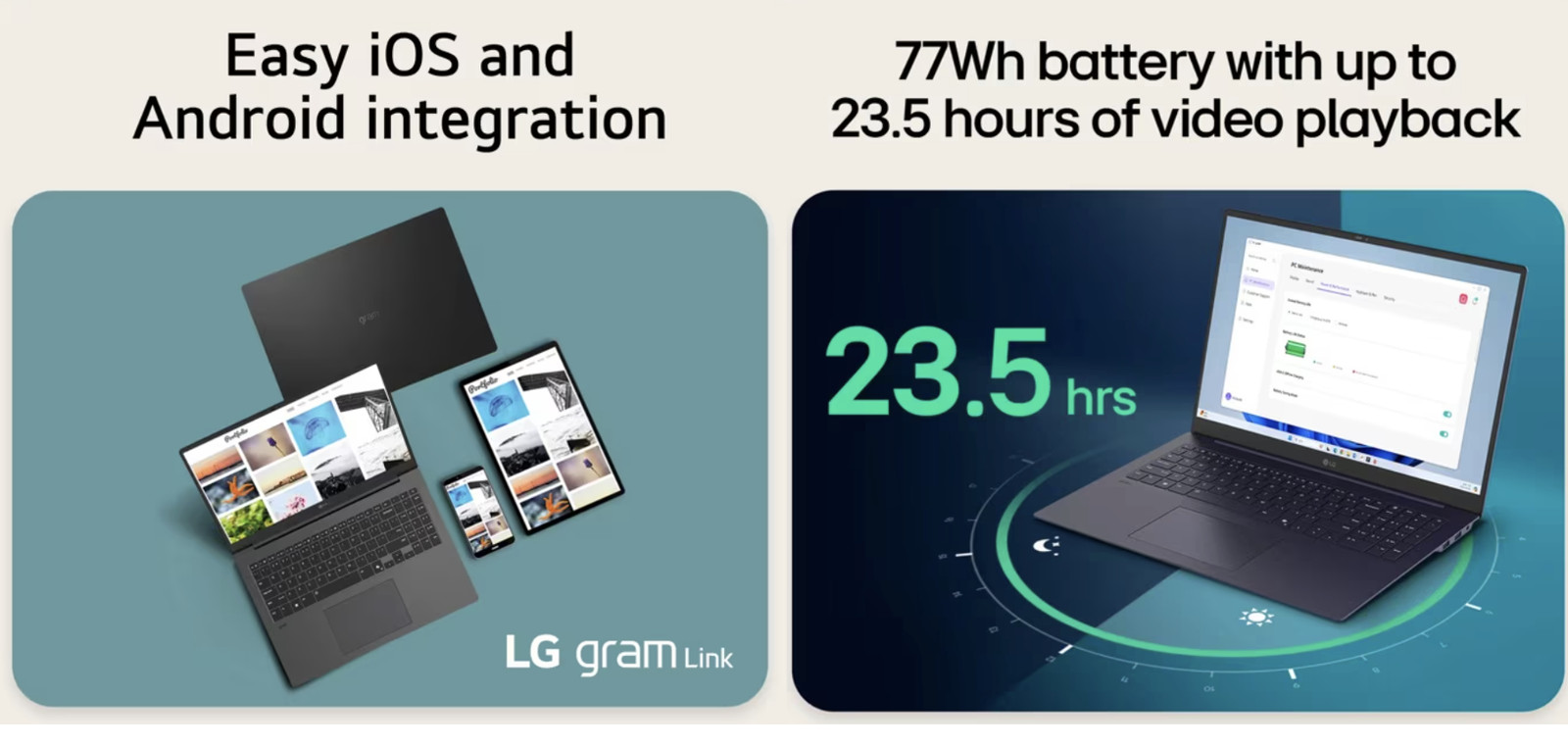 LG gram 17.0″ 2560×1600 Intel Core Ultra 7-258V 32GB RAM 2TB SSD Windows 11 Pro