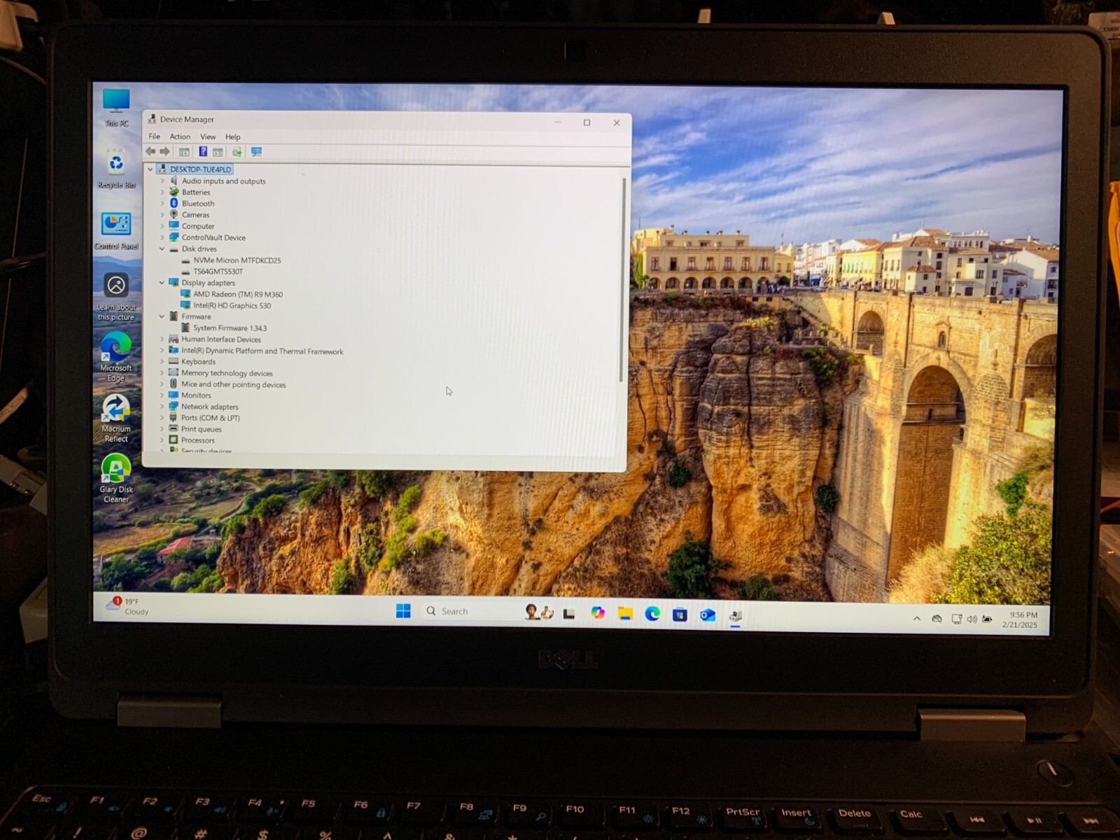 Dell Precision 3510, i7-6820HQ, 12GB-128 NVMe+128GB, AMD R9 M360 Windows 11 Pro