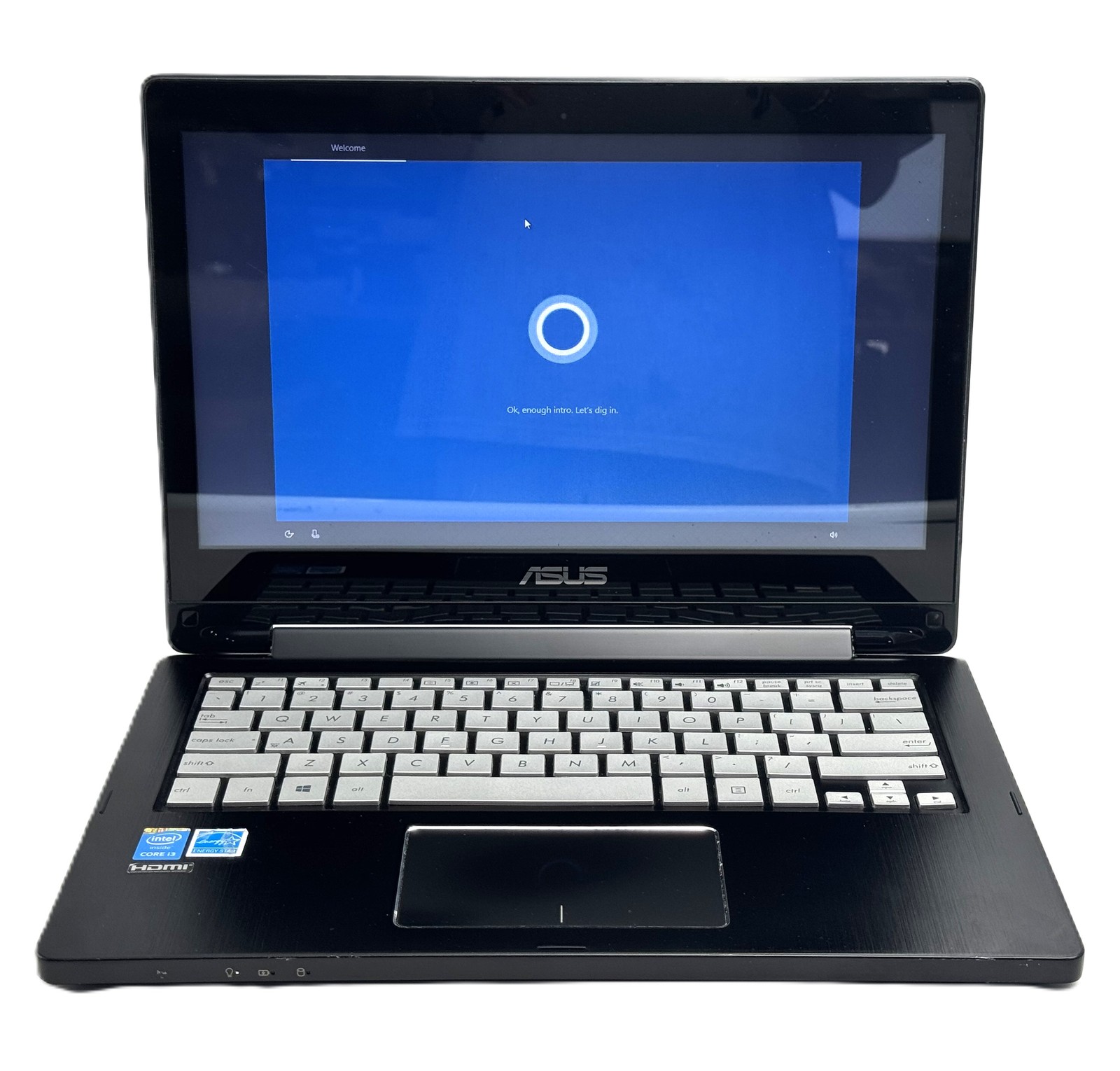 Asus Q302LA Laptop – WXGA Touch – i3-4030U – 6GB RAM – 500GB HDD – Black