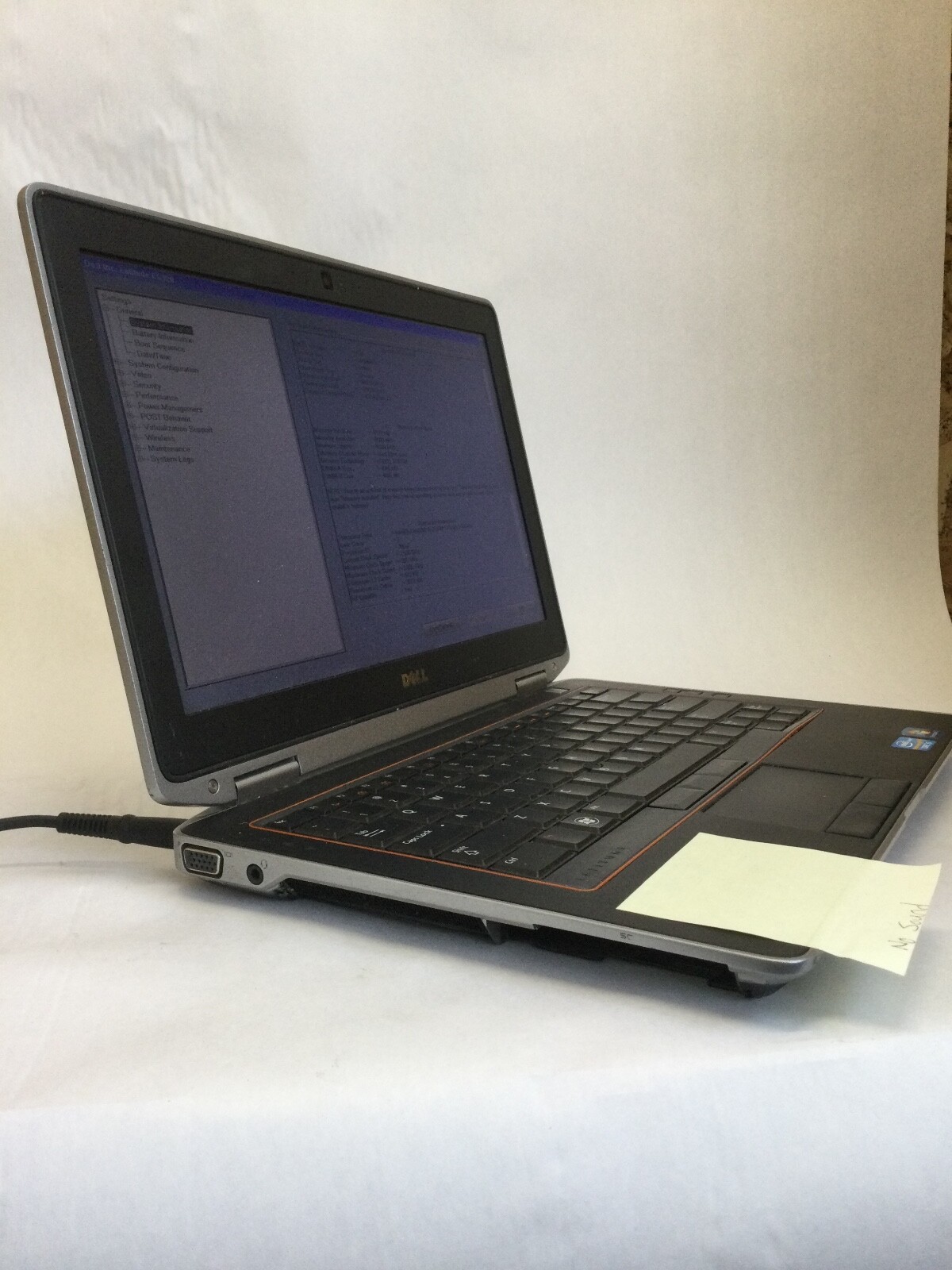 DELL LATITUDE E6320 – INTEL I5 2520M – 8GB RAM – BOOTS TO BIOS – FOR PARTS – BB!