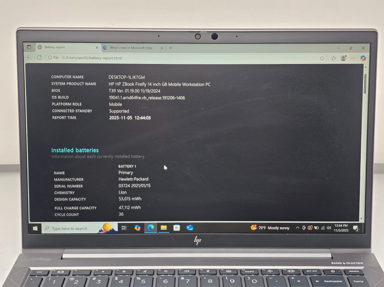 HP ZBook Firefly 14 G8 i7-1185G7 16GB RAM 512GB SSD – Used
