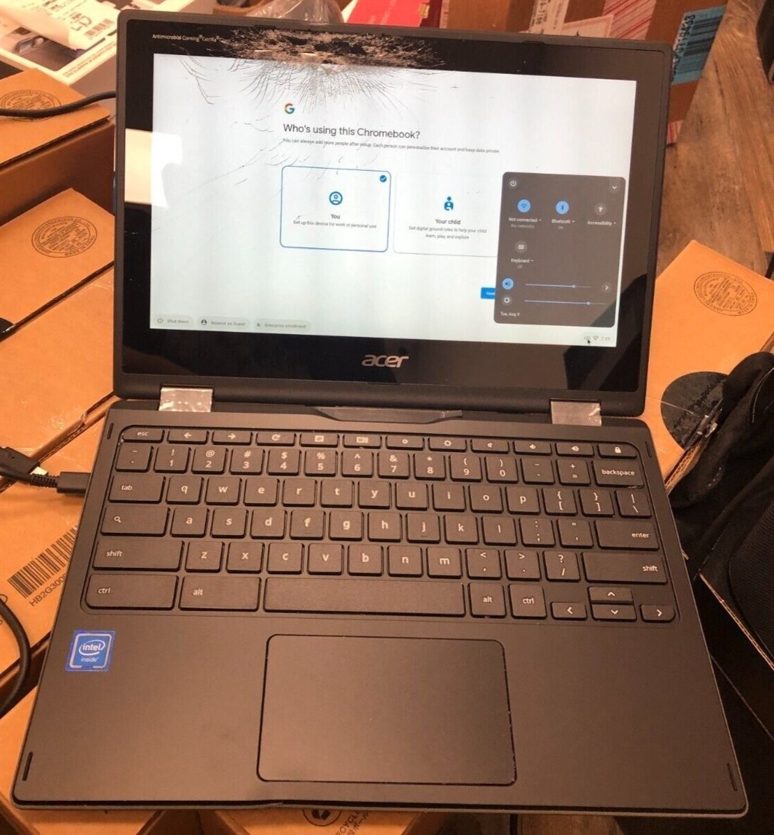 ACER Chromebook Spin 511 R752T N4020 / 32GB / 4GB (AS IS)