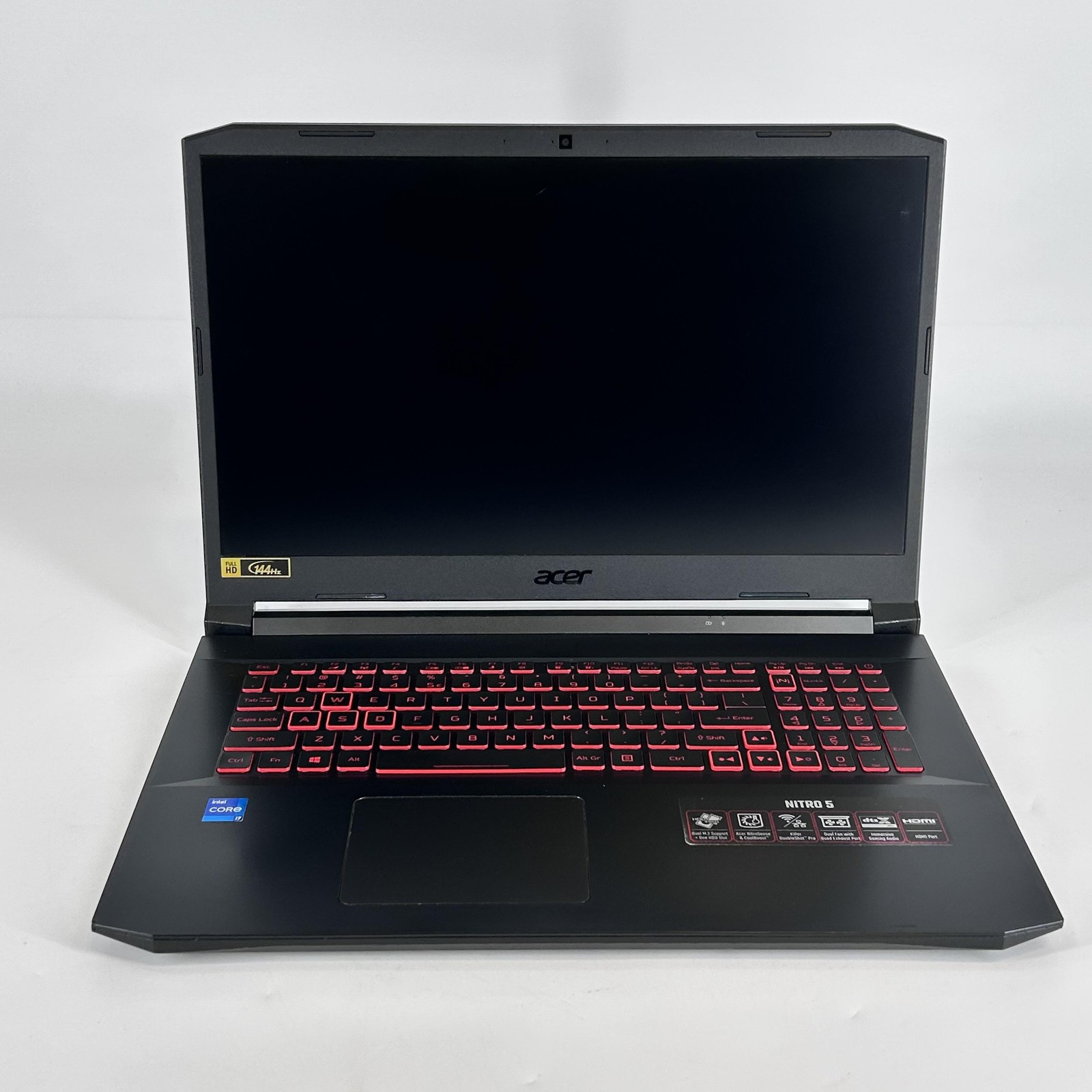 Acer Nitro 5 17.3 FHD i7-11800H 2.30GHz 40GB 1TB SSD/1TB HDD RTX 3050 Ti Good