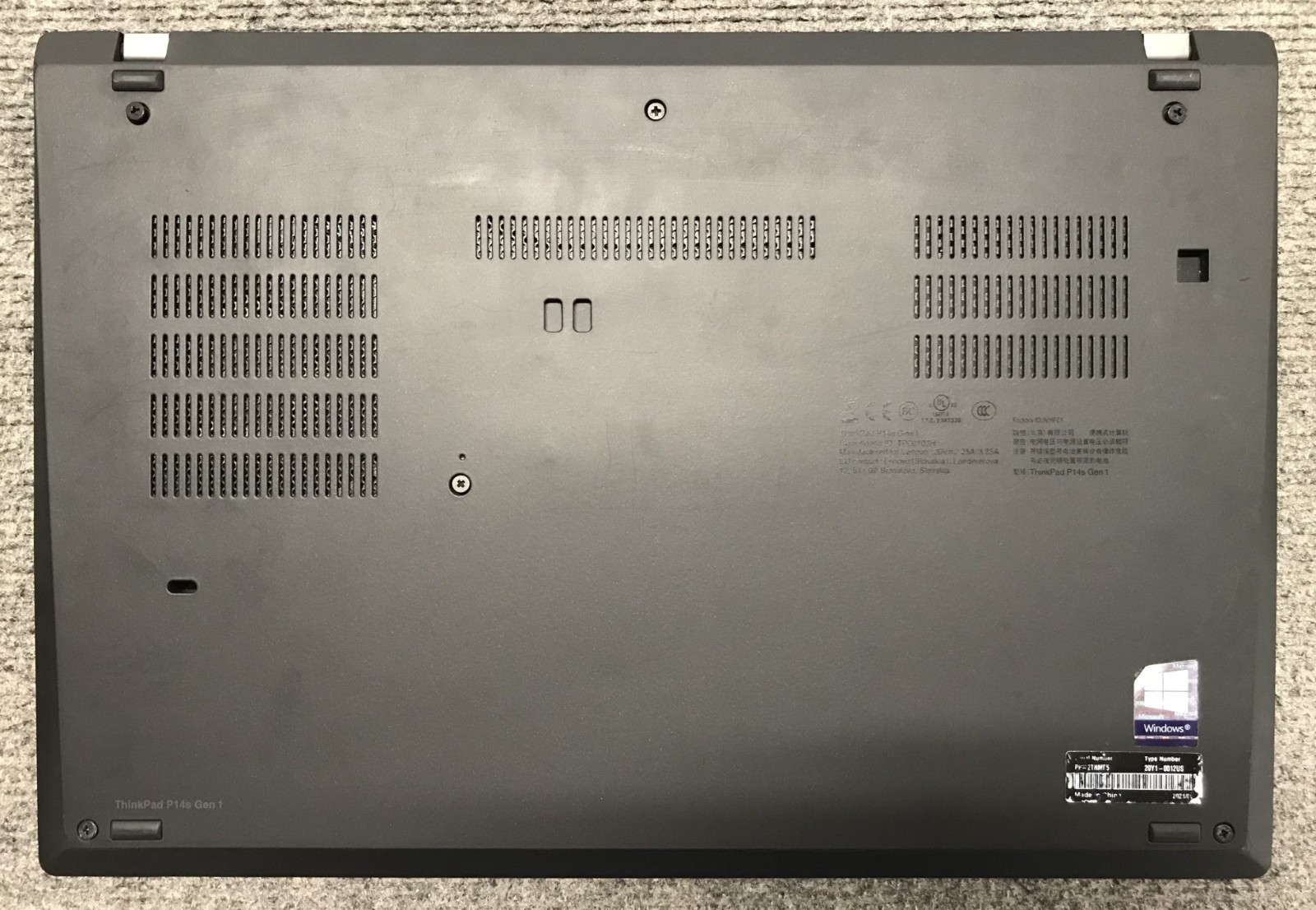 Lenovo ThinkPad P14s Gen 1 14″ Ryzen 7 PRO 4750U 16GB RAM 512GB NVMe, As Is