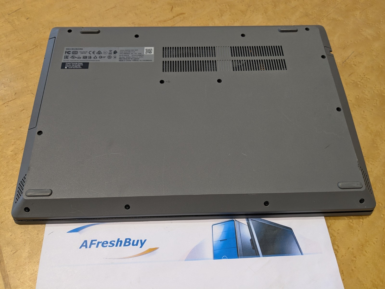 Lenovo IdeaPad L340-15API 15.6″ AMD Ryzen 3 3200U 2.6Ghz 8GB Ram 256GB SSD No OS