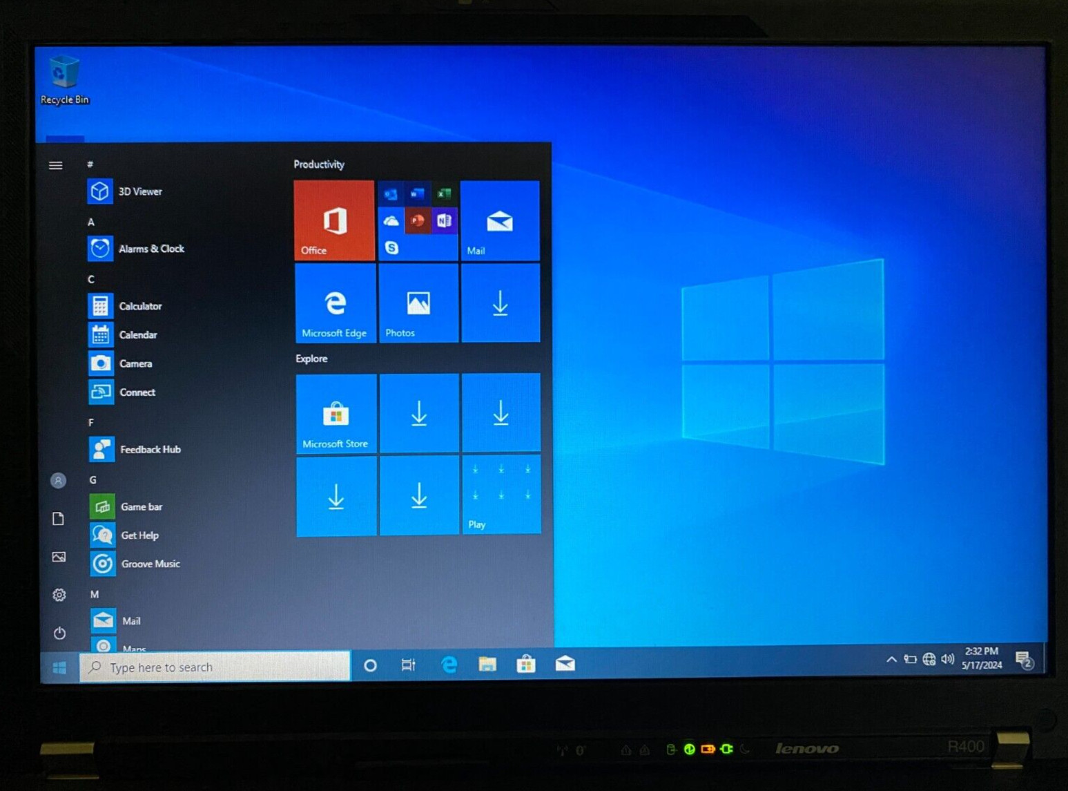 Lenovo ThinkPad R400 – Core 2DUO P8700 2.53GHz 2G – NO HDD/Caddy/Power/Battery