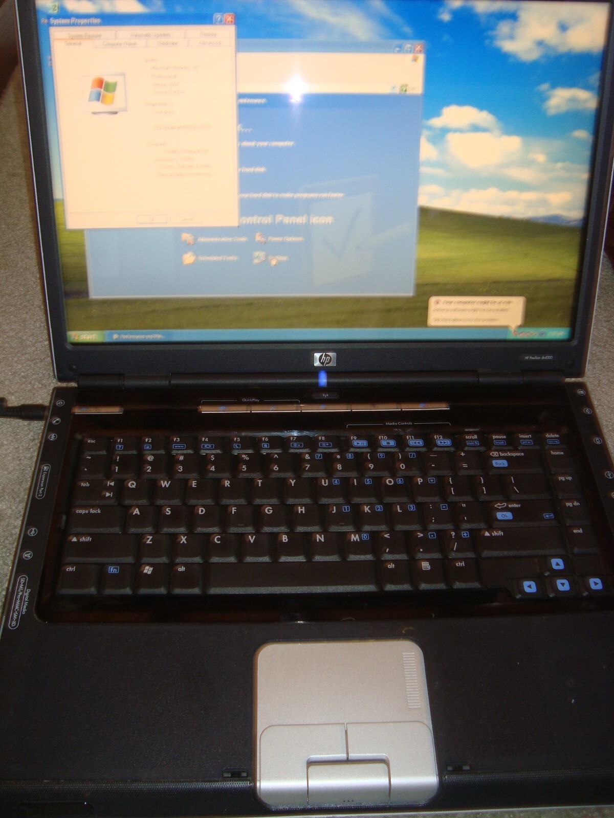 HP Pavilion dv4000 / dv4320us Laptop / remote