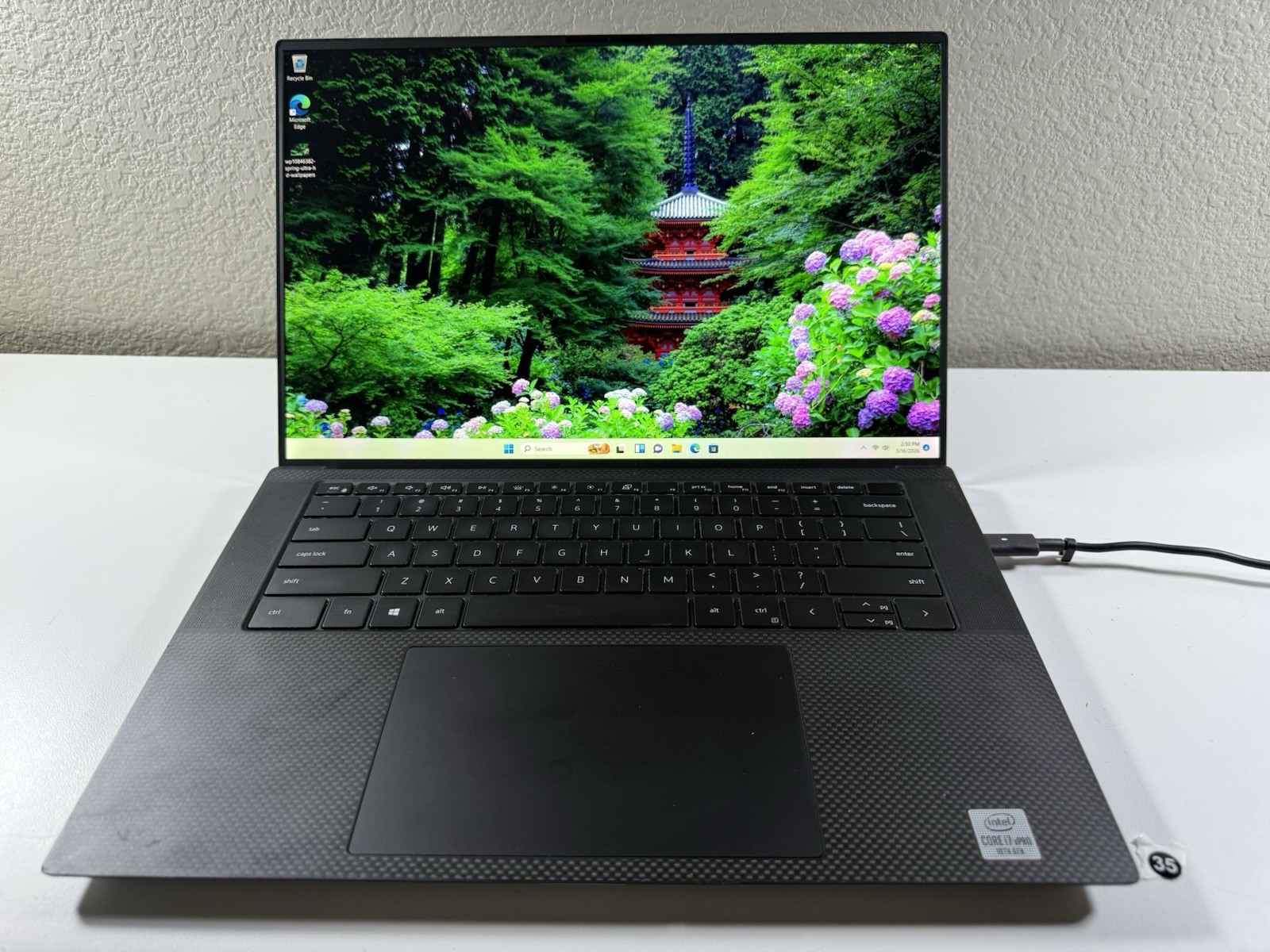 DELL PRECISION 5550 I7-10875H 512GB 16GB NVIDIA T2000 WIN 11 PRO NO BATTERY