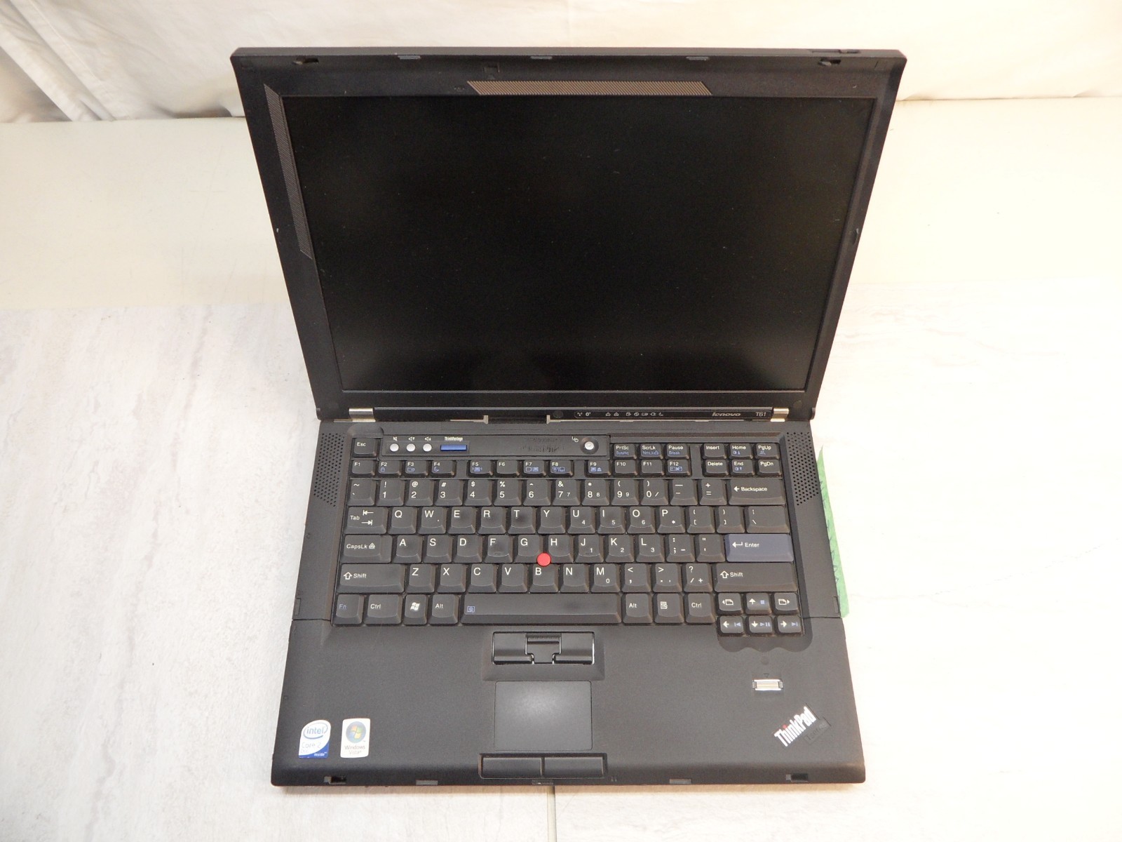 Lenovo Thinkpad T61 For Parts No Hard Drive Posts Bios Loud Fan