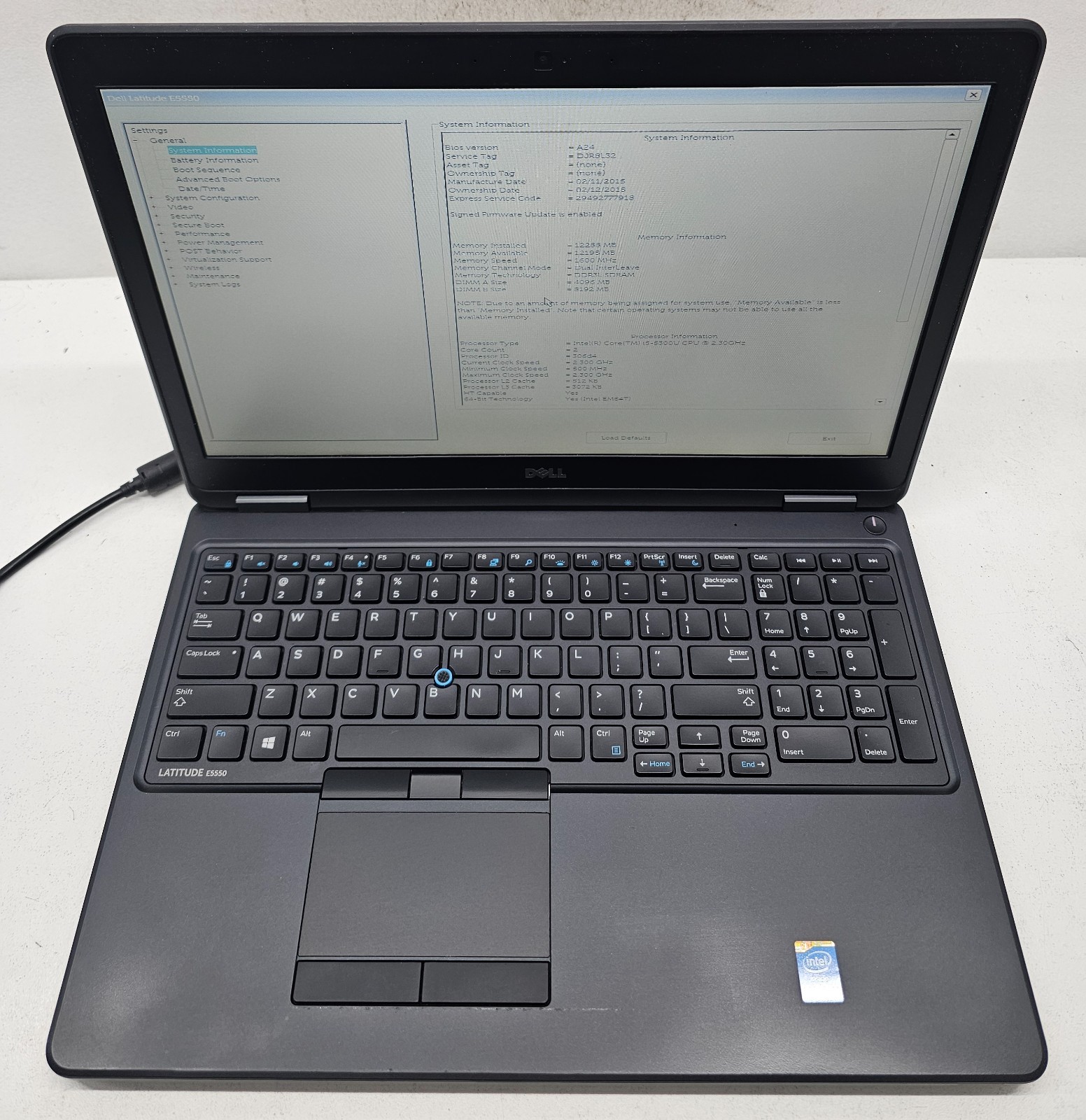 Dell Latitude E5550 15.6″ Laptop Intel Core i5-5300U 12GB RAM NO HD/OS (FL)