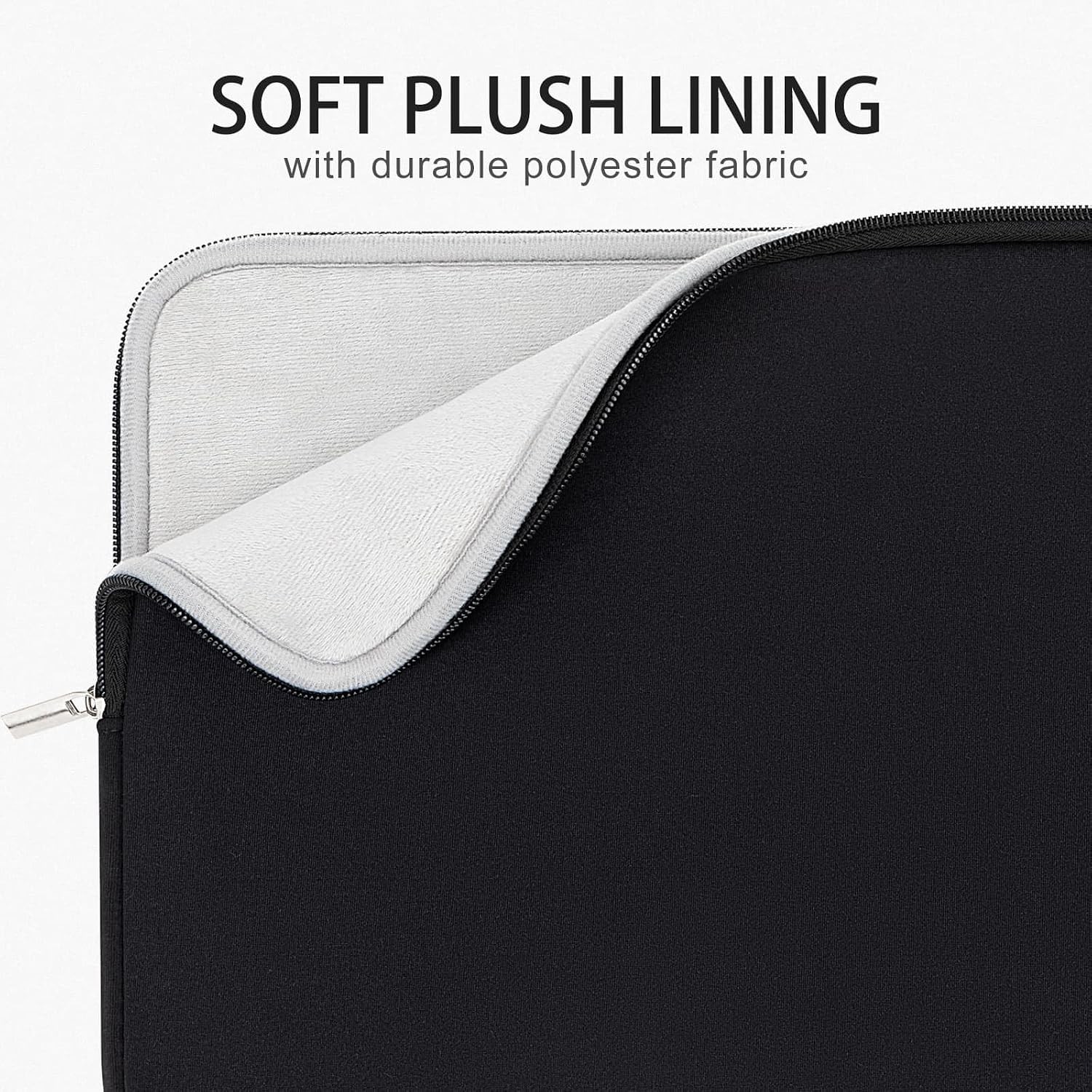 16 Inch Black Laptop Sleeve Case Compatible with MacBook Pro/Max M1 M2 M3 M4 M5