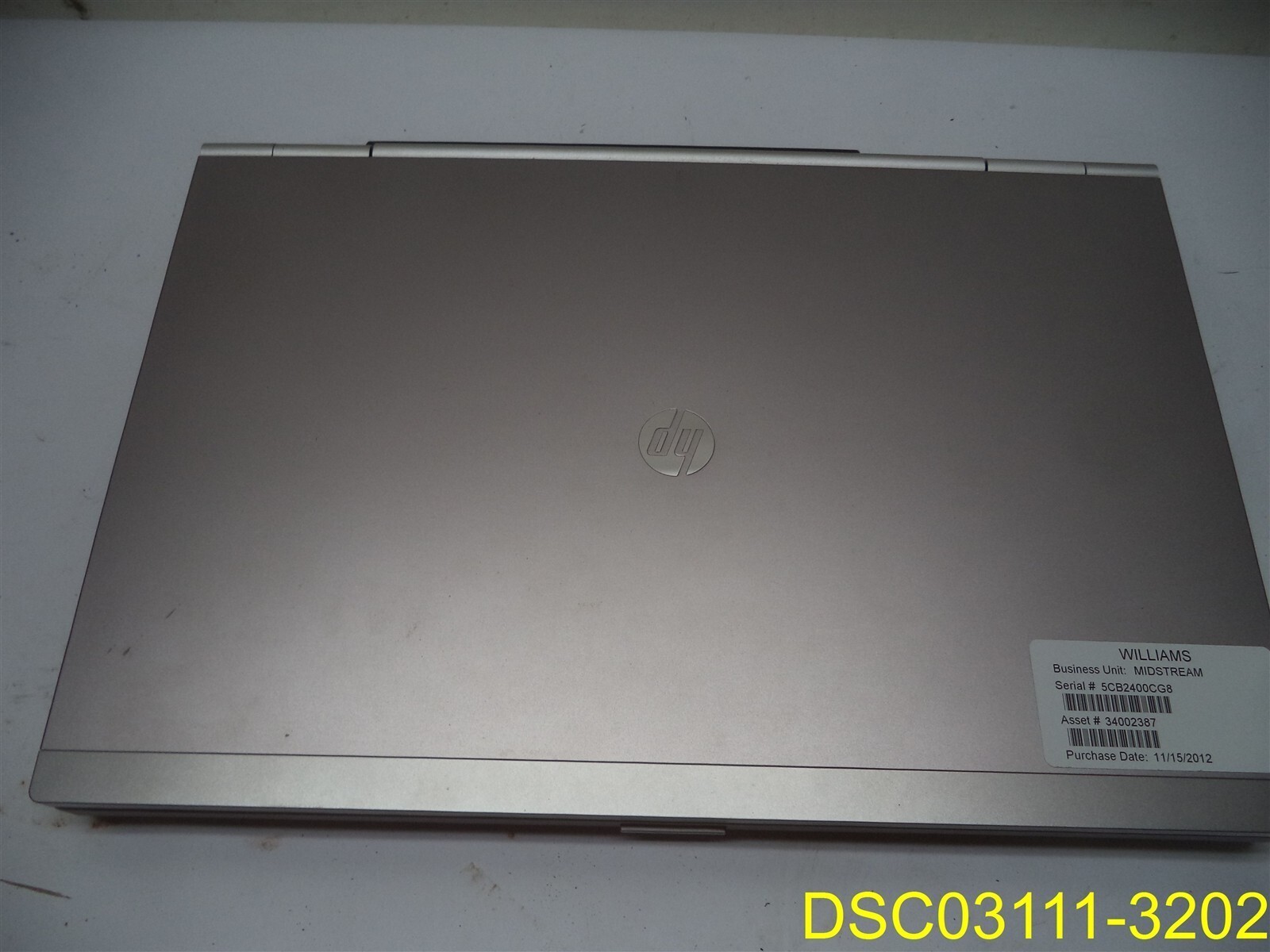 HP Elitebook 8570p Core i5 vPro RAM Windows 7 (NO CORDS)