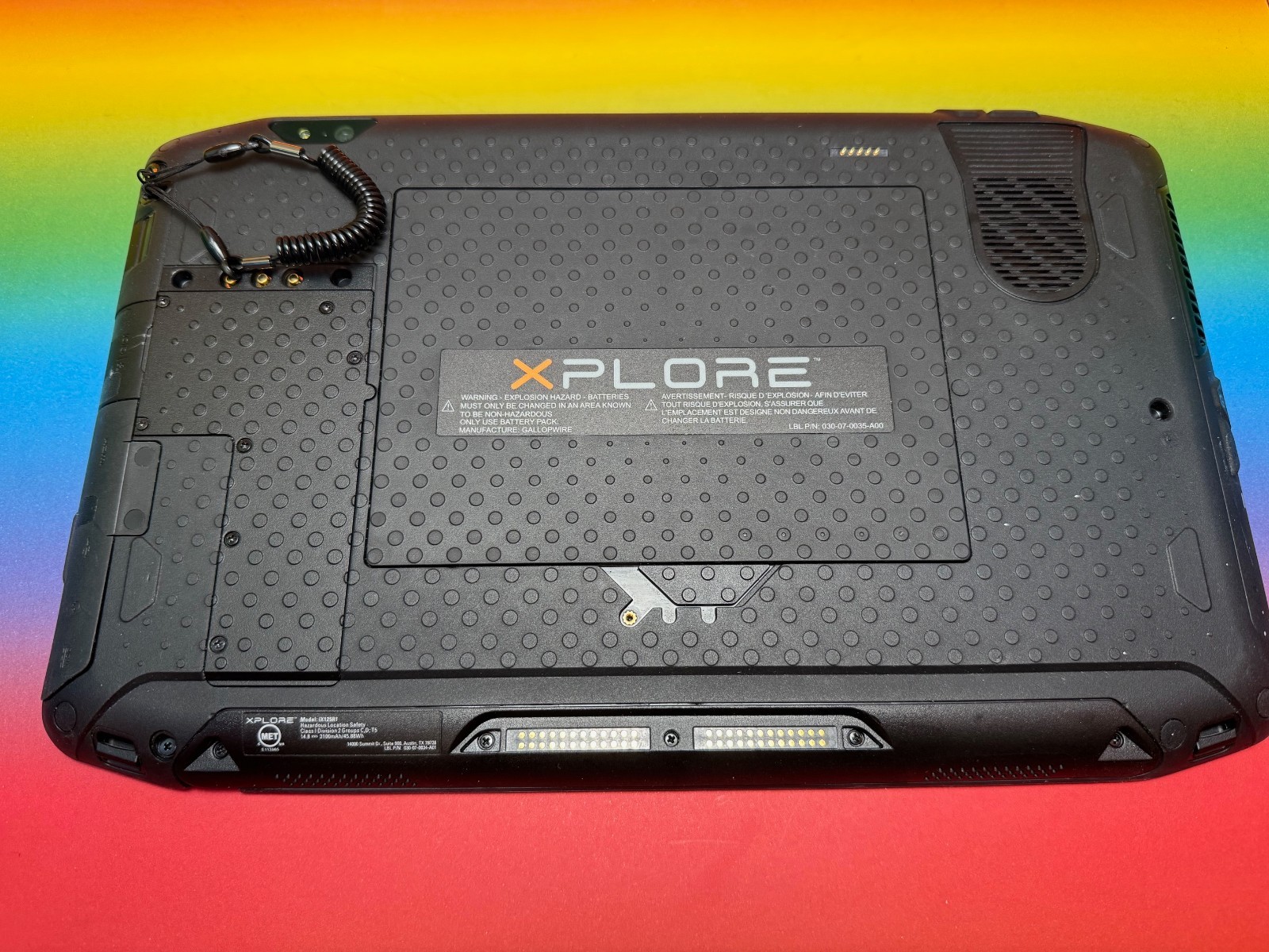 Zebra Xplore iX125R1 Rugged Tablet i5-6200U 8GB 256GB Win 11Pro 12.5″ Stylus LTE