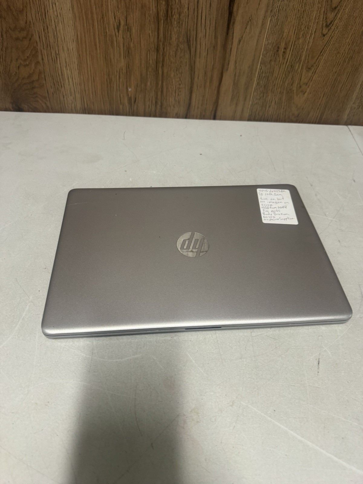 HP 15-dy1023dx 15.6” Intel Core i5-1035G1 4GB No SSD Parts Repair No Charger