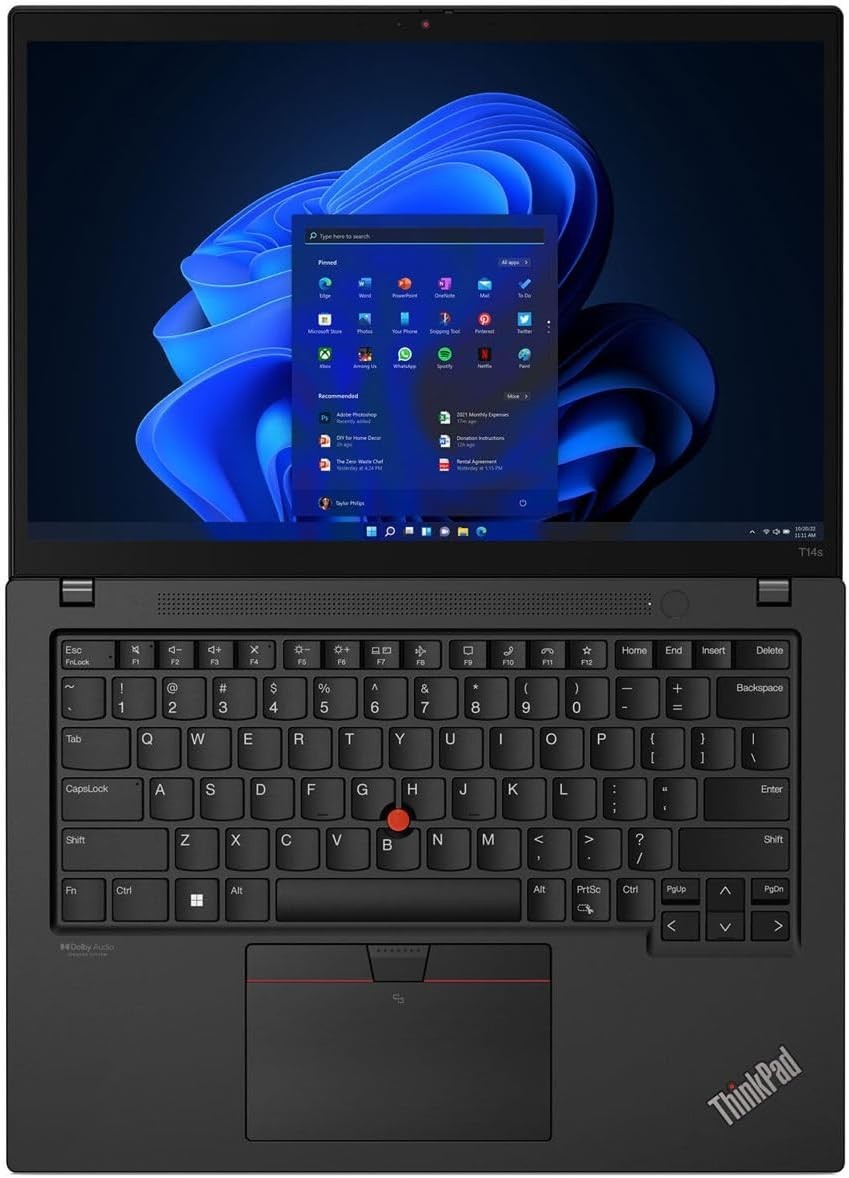 Lenovo ThinkPad T14s Gen 4 14″ WUXGA i7-1365U 16GB RAM 512GB SSD Windows 11 Pro