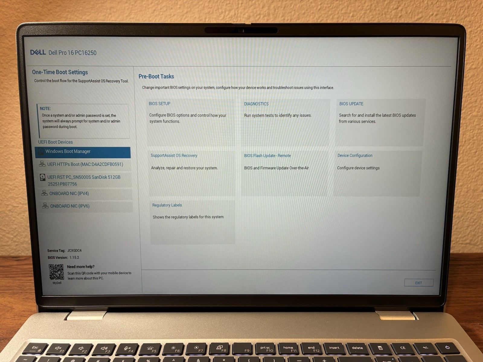 MINT Dell Pro 16 PC16250 Laptop Ultra 7 255U 16GB RAM 512GB SSD FHD+ Warranty!
