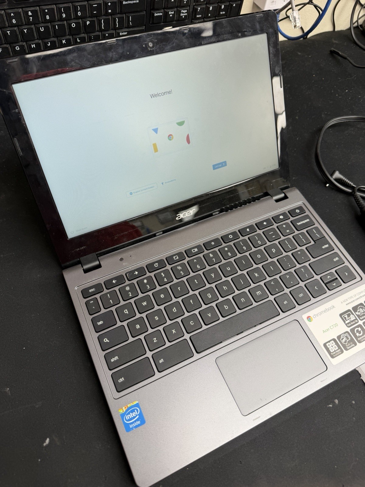 Acer Chromebook C720-2802 ZHN 1.4GHz 16GB SSD Working JB657