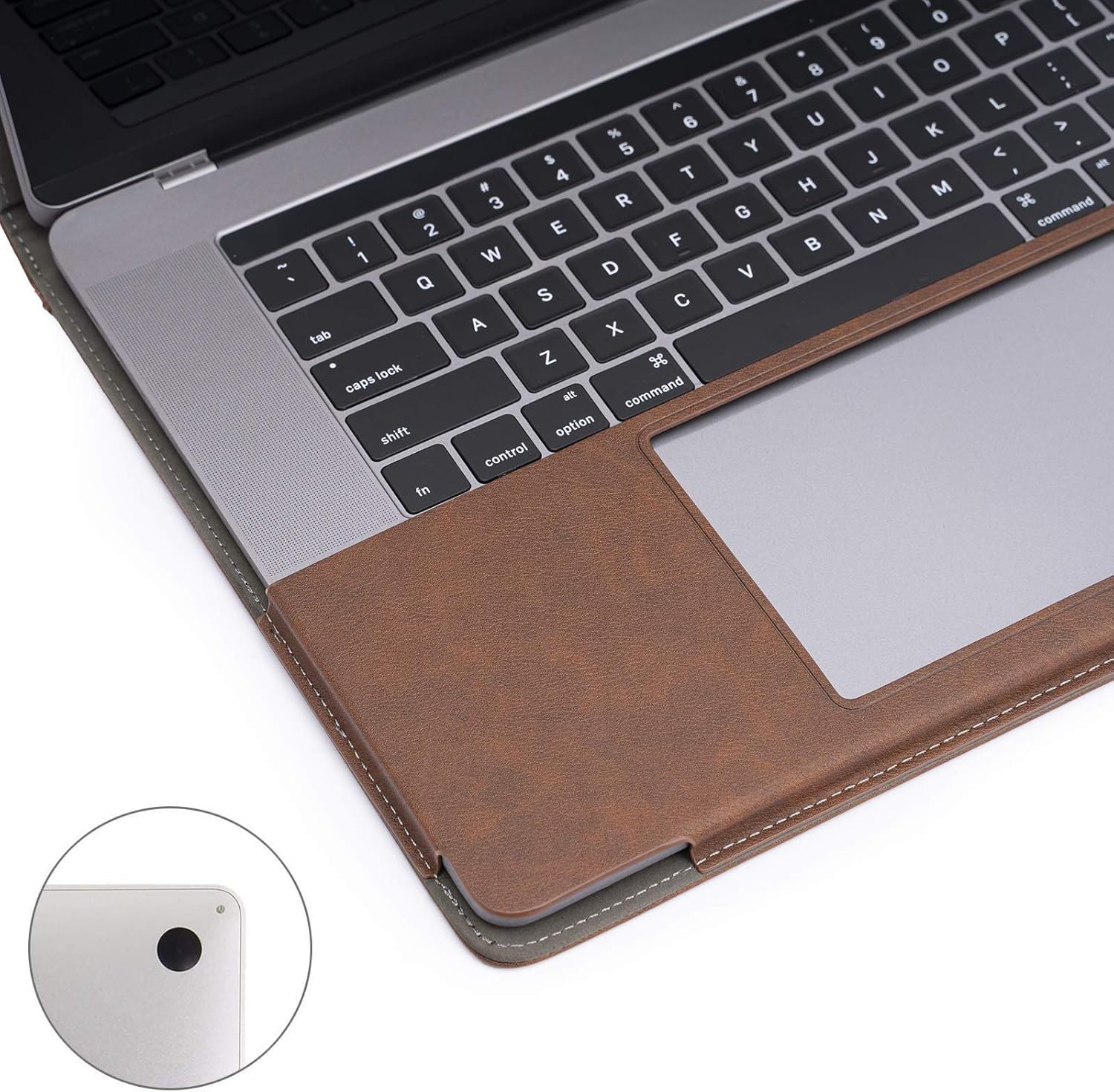 MacBook Pro Leather Case 16 inch 2019 2020 A2141 with Touch ID Laptop Sleeve