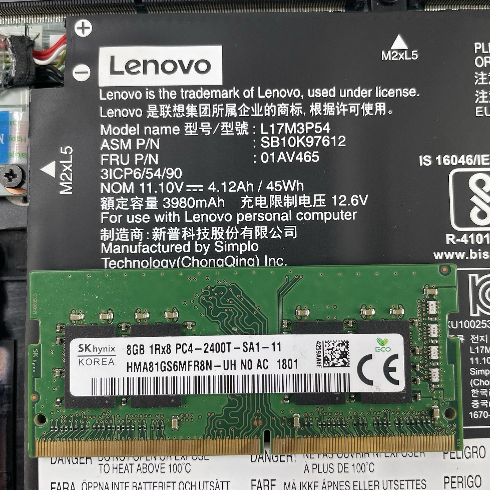 Lenovo ThinkPad L580 15.6″ i5-8250U 1.60 GHz 8 GB RAM No SSD/OS/AC – Missing Key