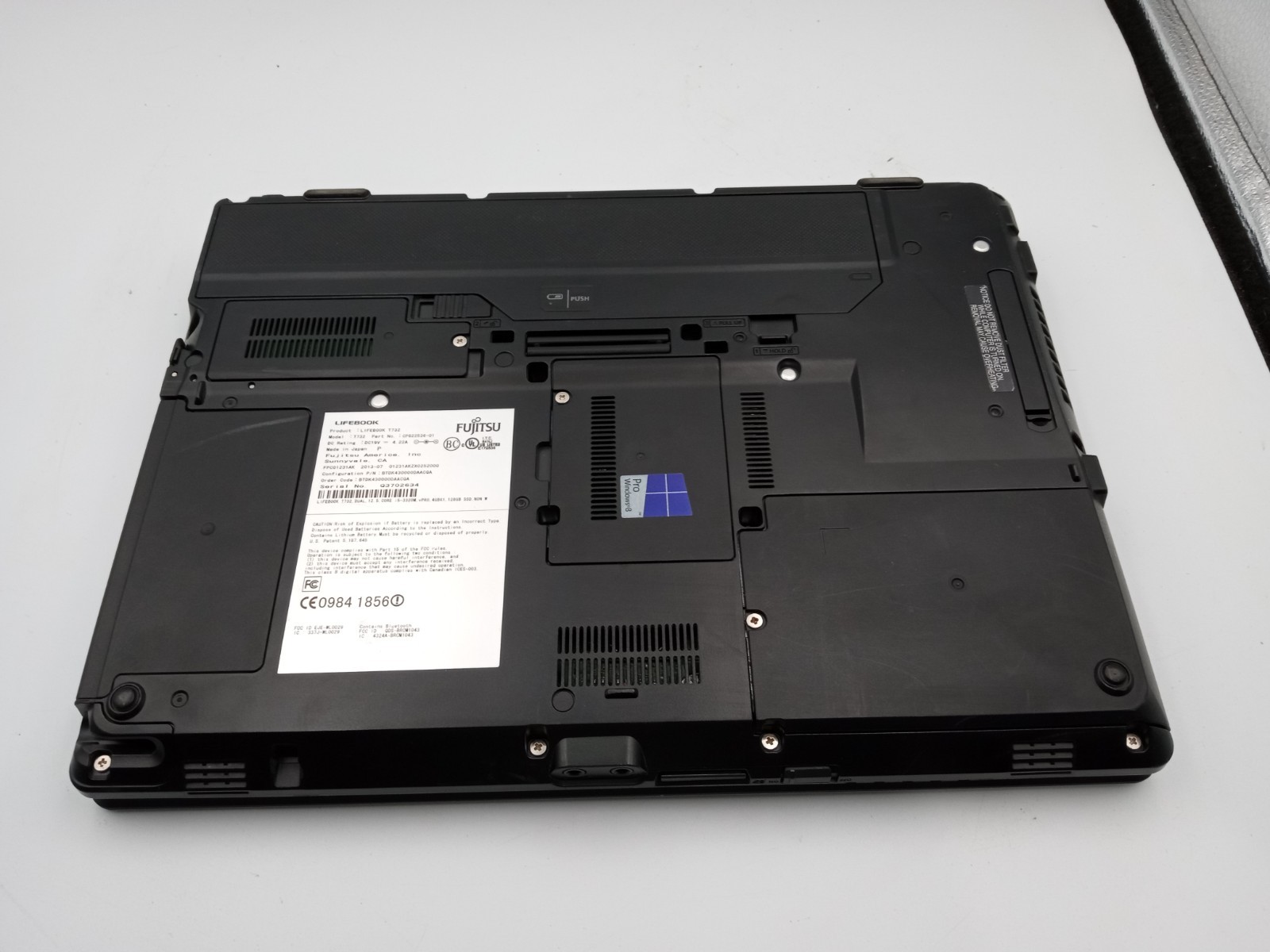 Fujitsu Lifebook T732 12″ 2in1 Intel i5-3320M 8GB RAM 128GB Win10 – READ -RR