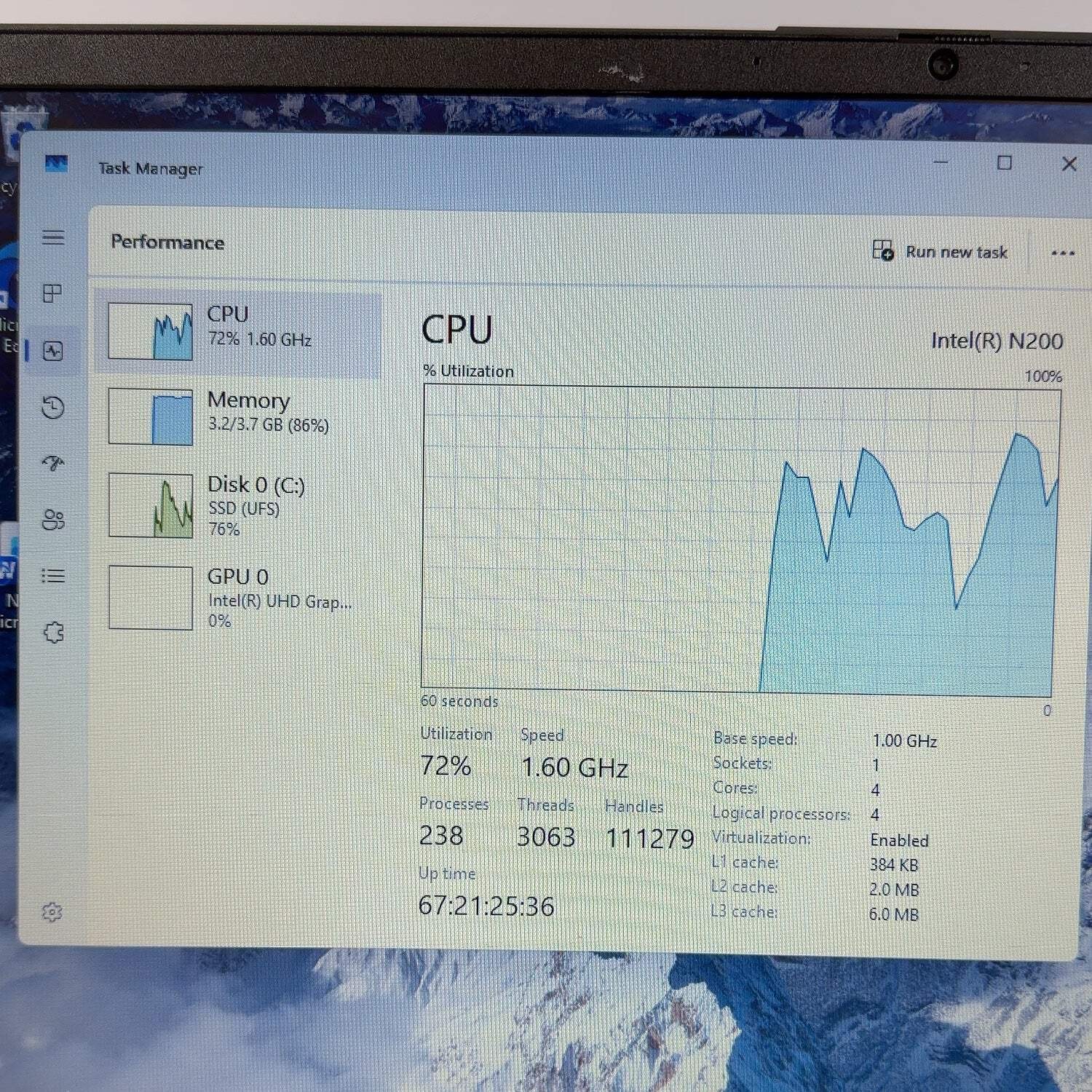HP Laptop 15-FD0082WM 15.3 N200 1.0GHz 4GB RAM 128GB SSD
