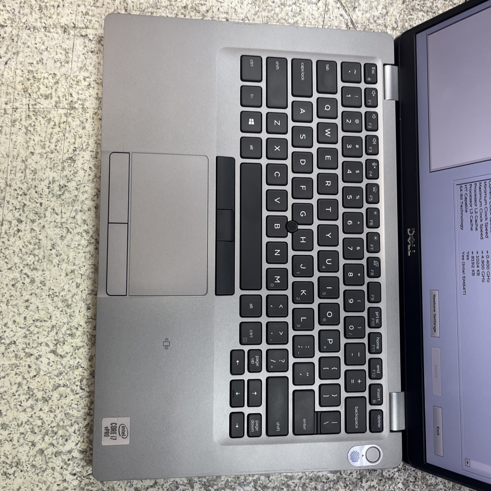 DELL LATITUDE 5410 CORE I7-10810U 16GB RAM NO DRIVE
