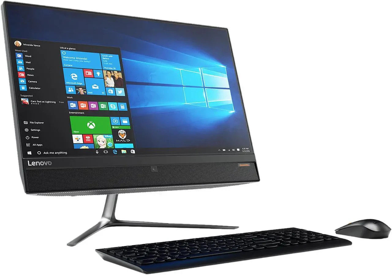 Lenovo IdeaCentre All-in-One Desktop: Intel I5-6400T @ 2.2Ghz 16Gb Ram 2Tb SSD