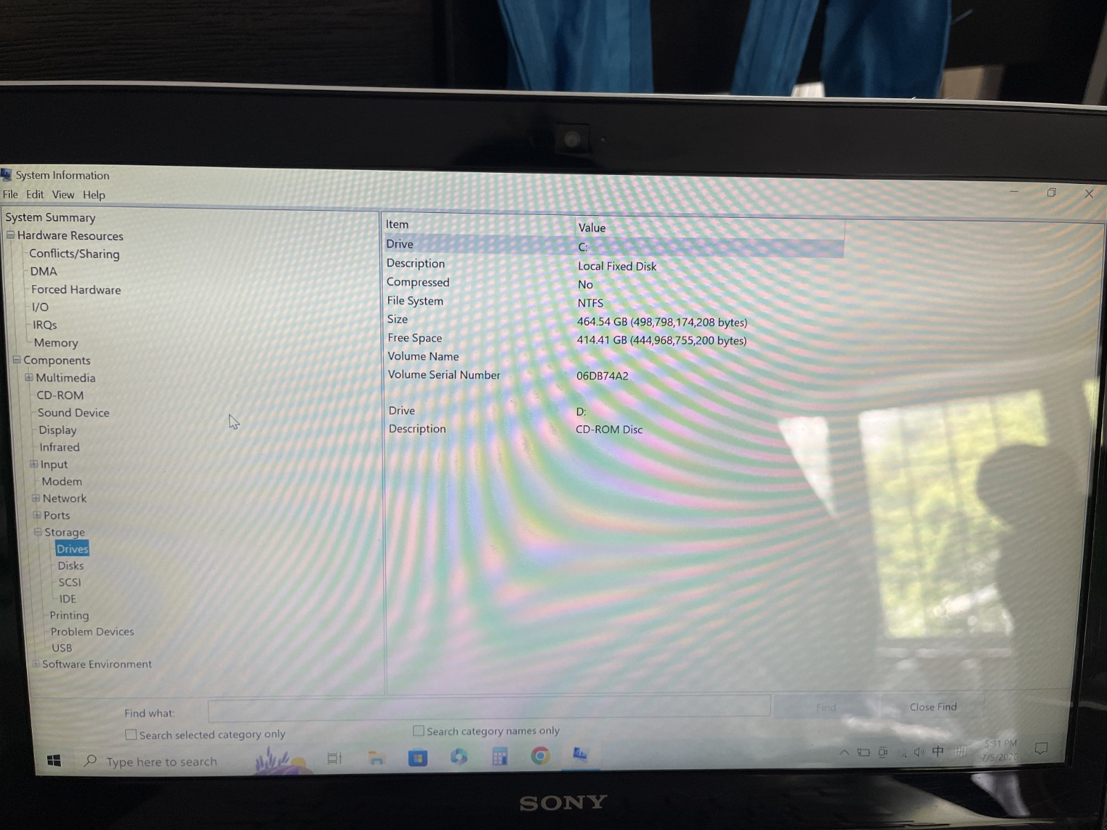 Sony VAIO SVF143B1YL 14″ Laptop Intel Core i7-4500U 12GB RAM Windows 10 Works